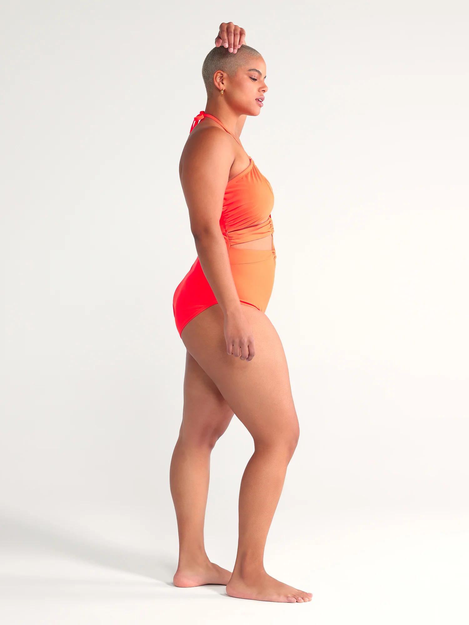 Nyla Halter One-Piece Swimsuit - Image 2