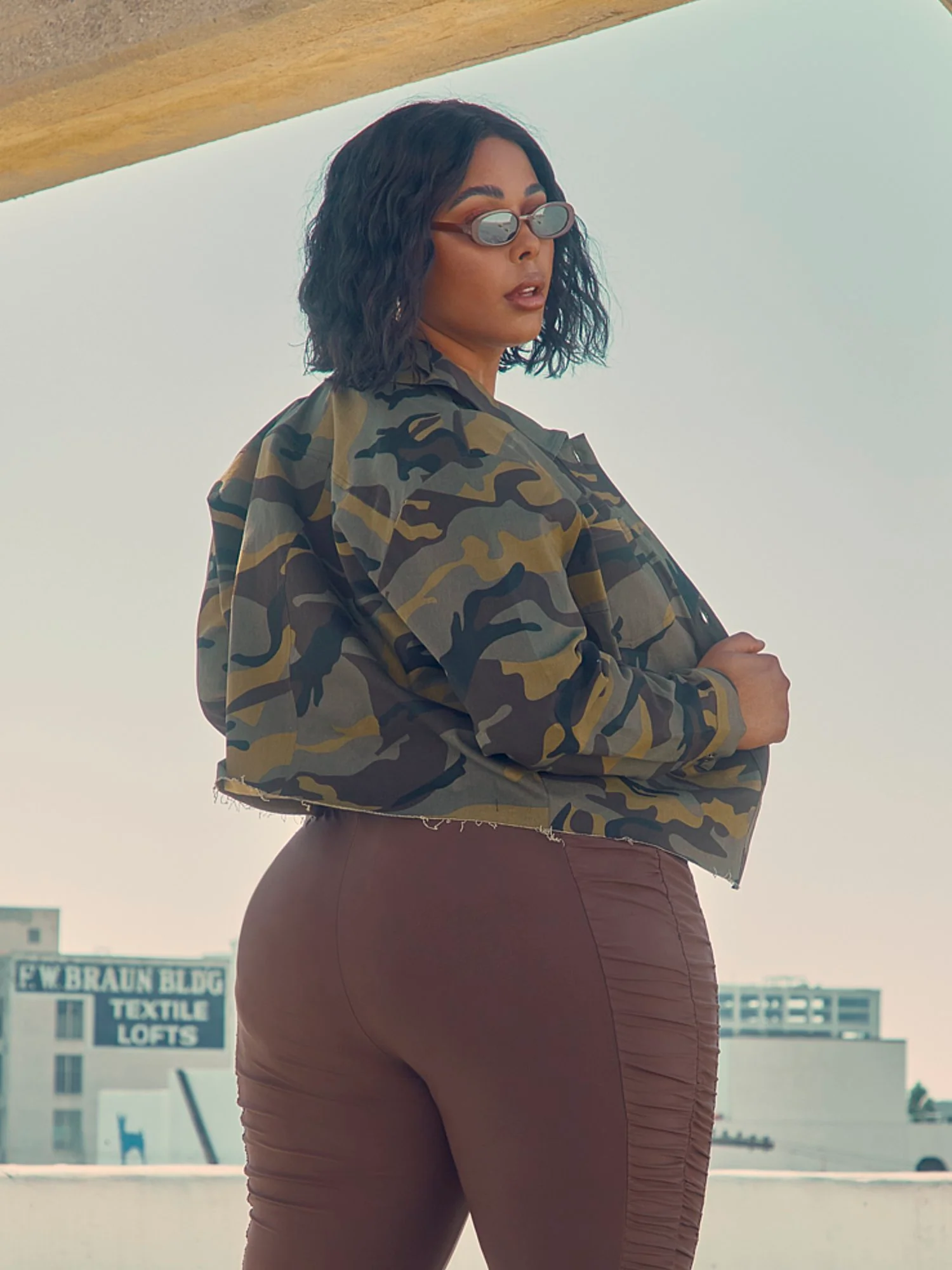 Paulina Camo Shirt Jacket - Image 3