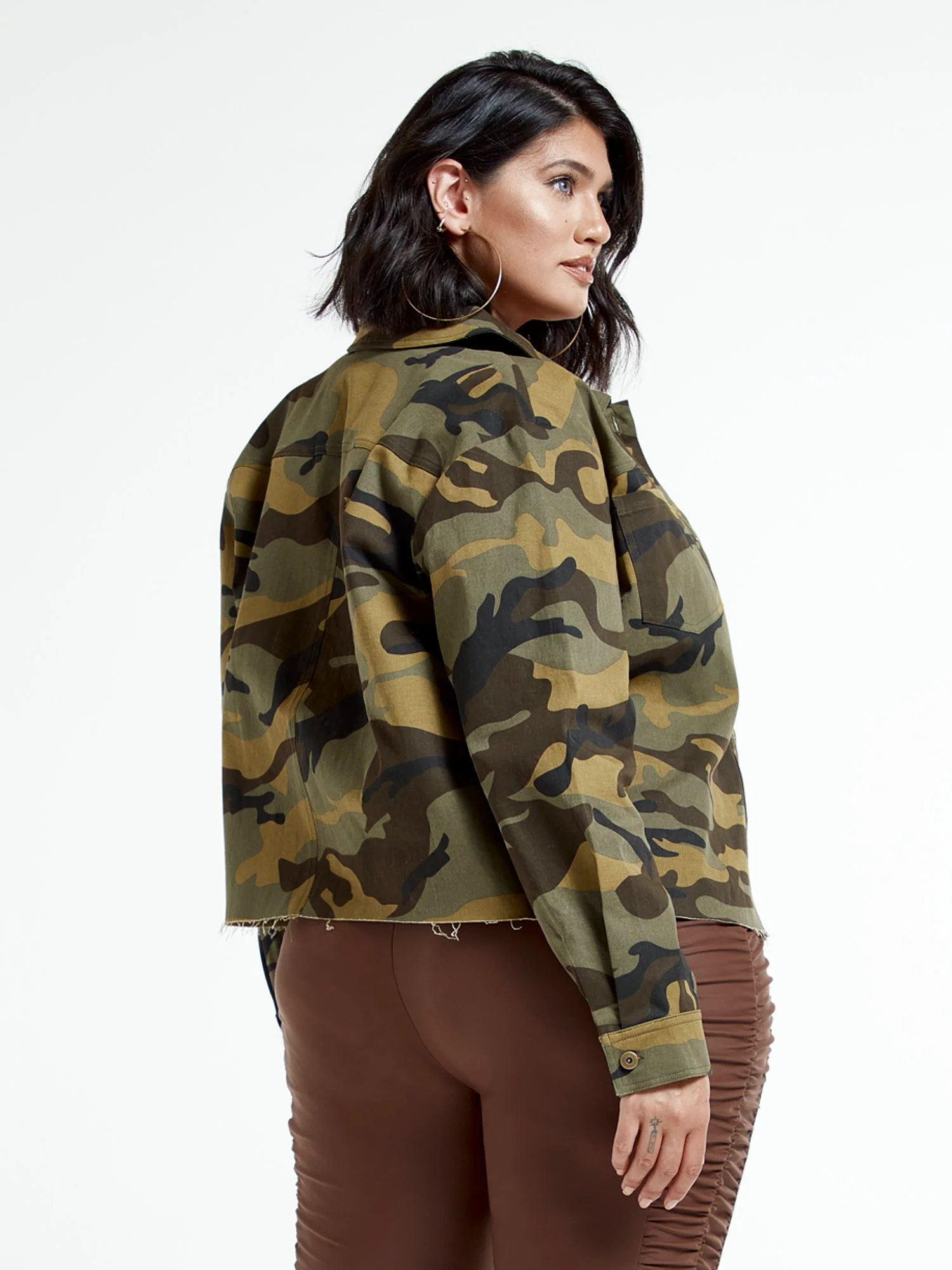Paulina Camo Shirt Jacket - Image 5