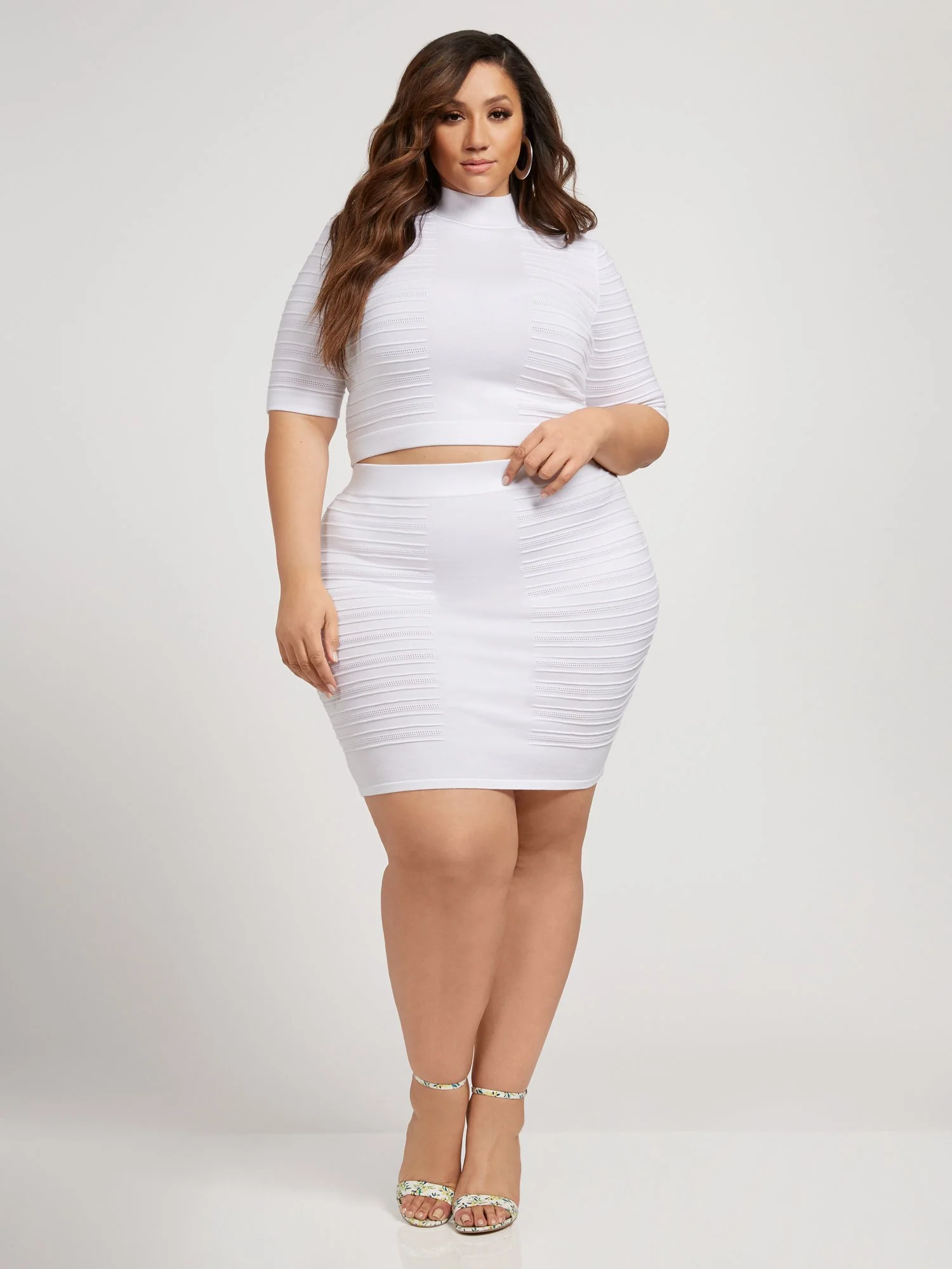Paulina Plaited Crop Sweater - Image 4