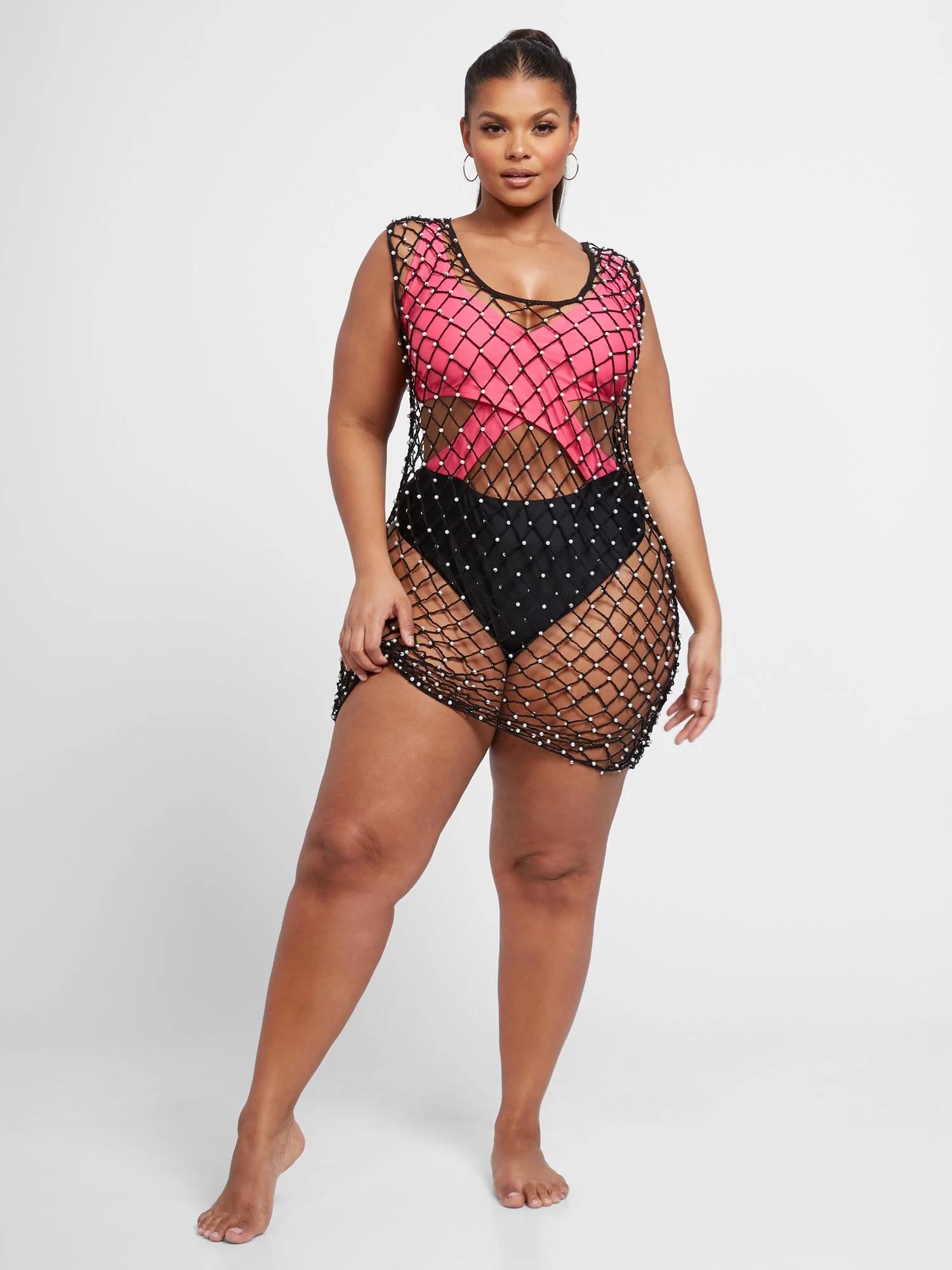 Pearl Crochet Coverup - Image 4
