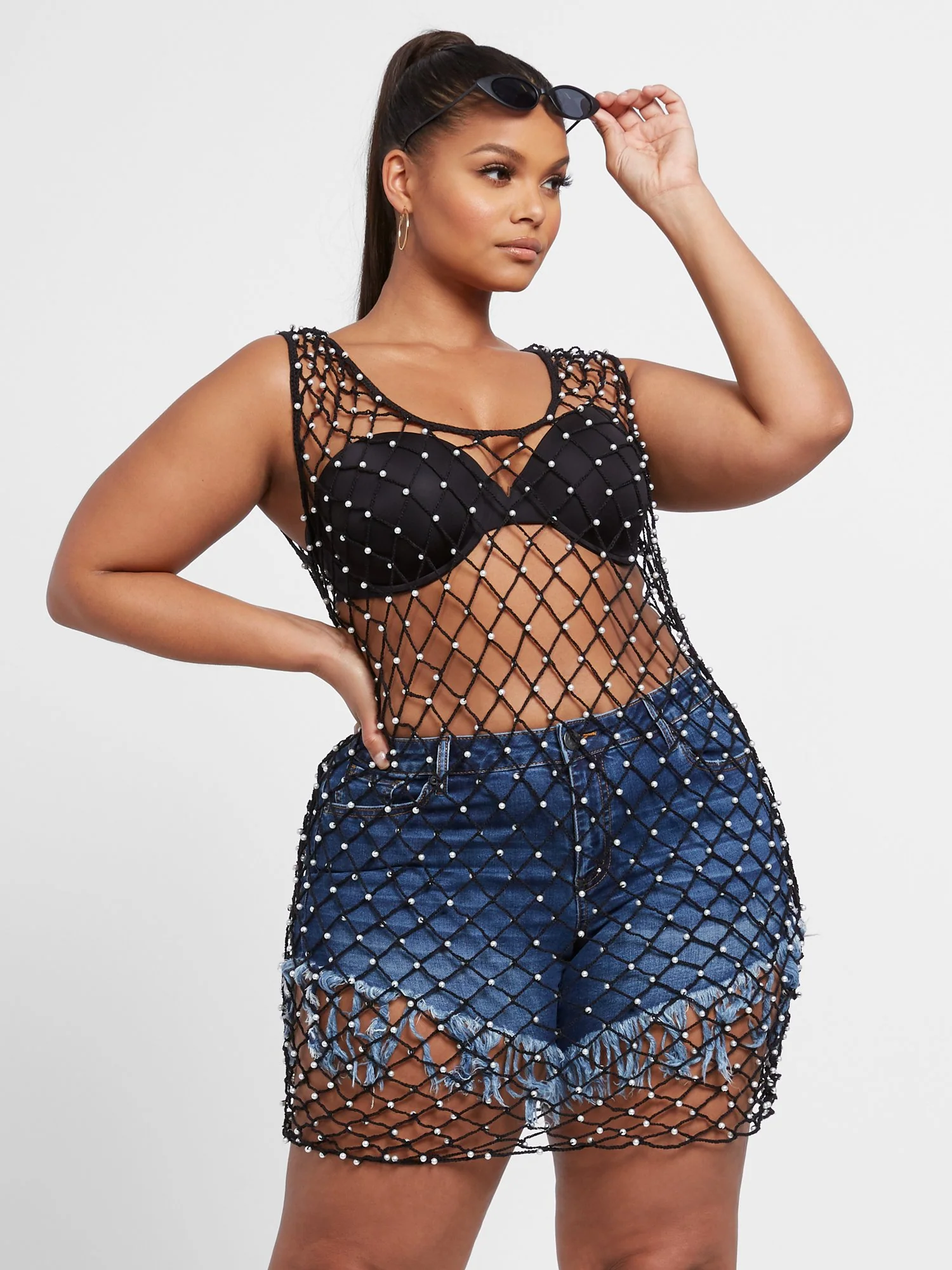 Pearl Crochet Coverup - Image 5