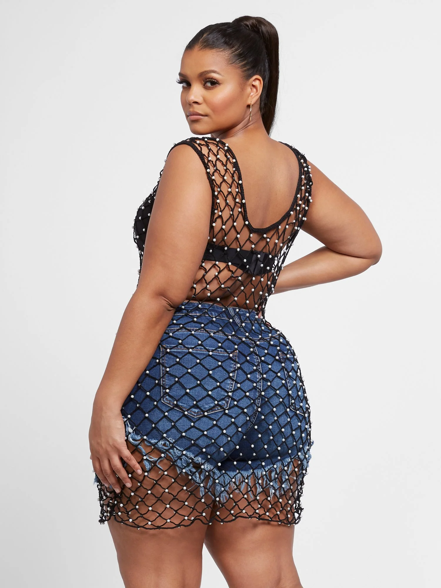 Pearl Crochet Coverup - Image 7