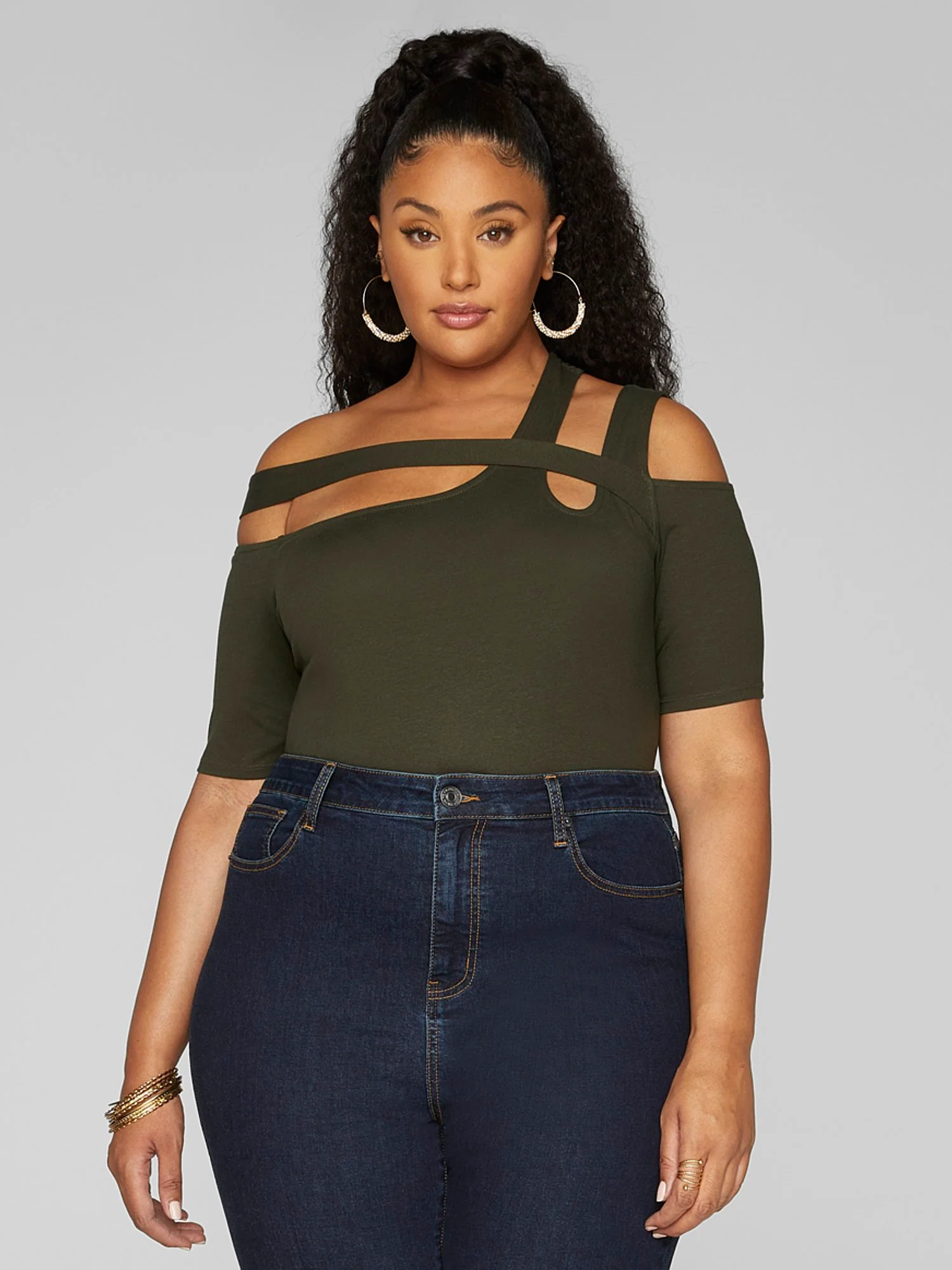 Phoebe Criss Cross Strap Knit Top - Image 6