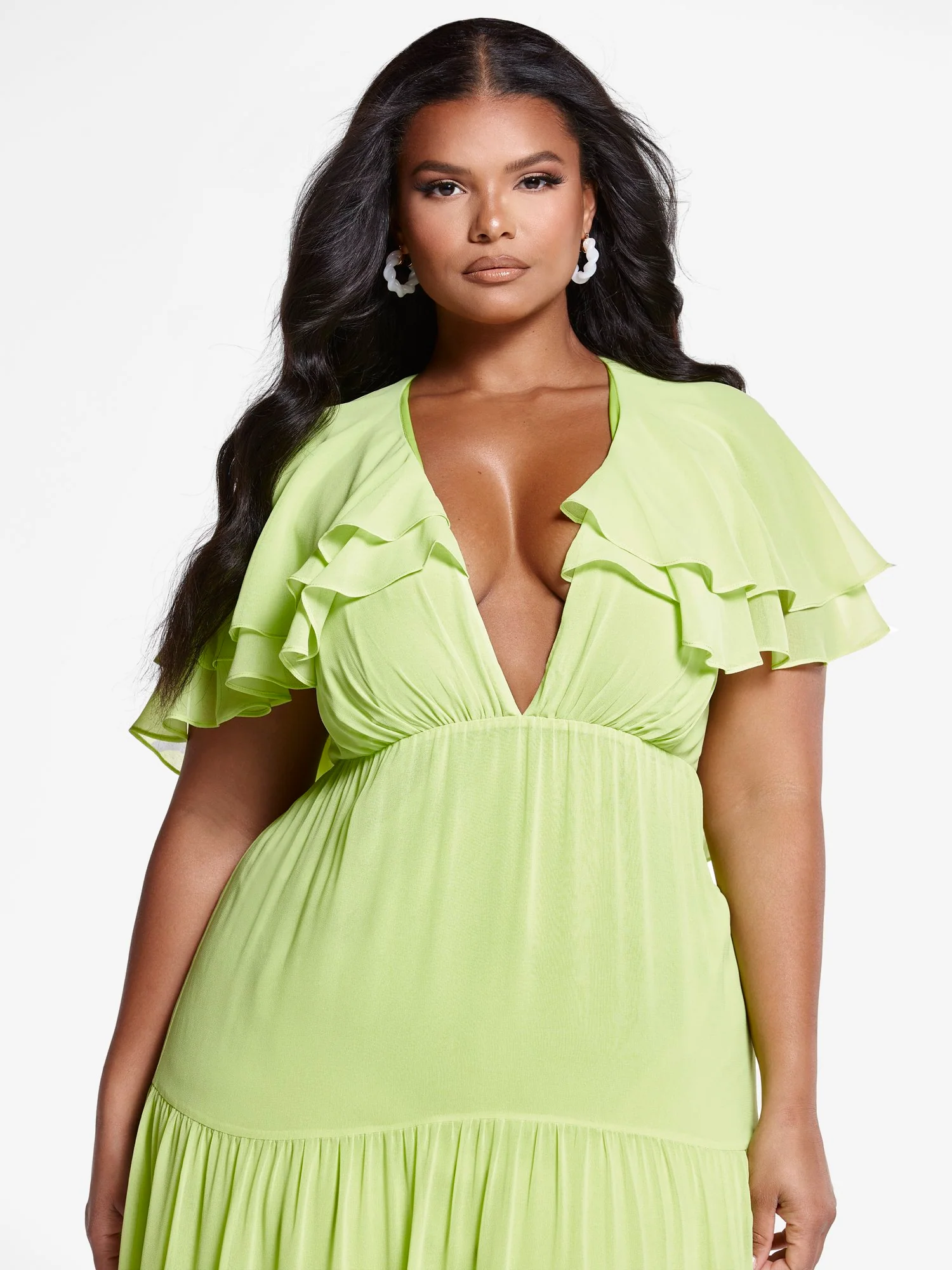Piper Ruffle Sleeve Maxi Dress - Image 4