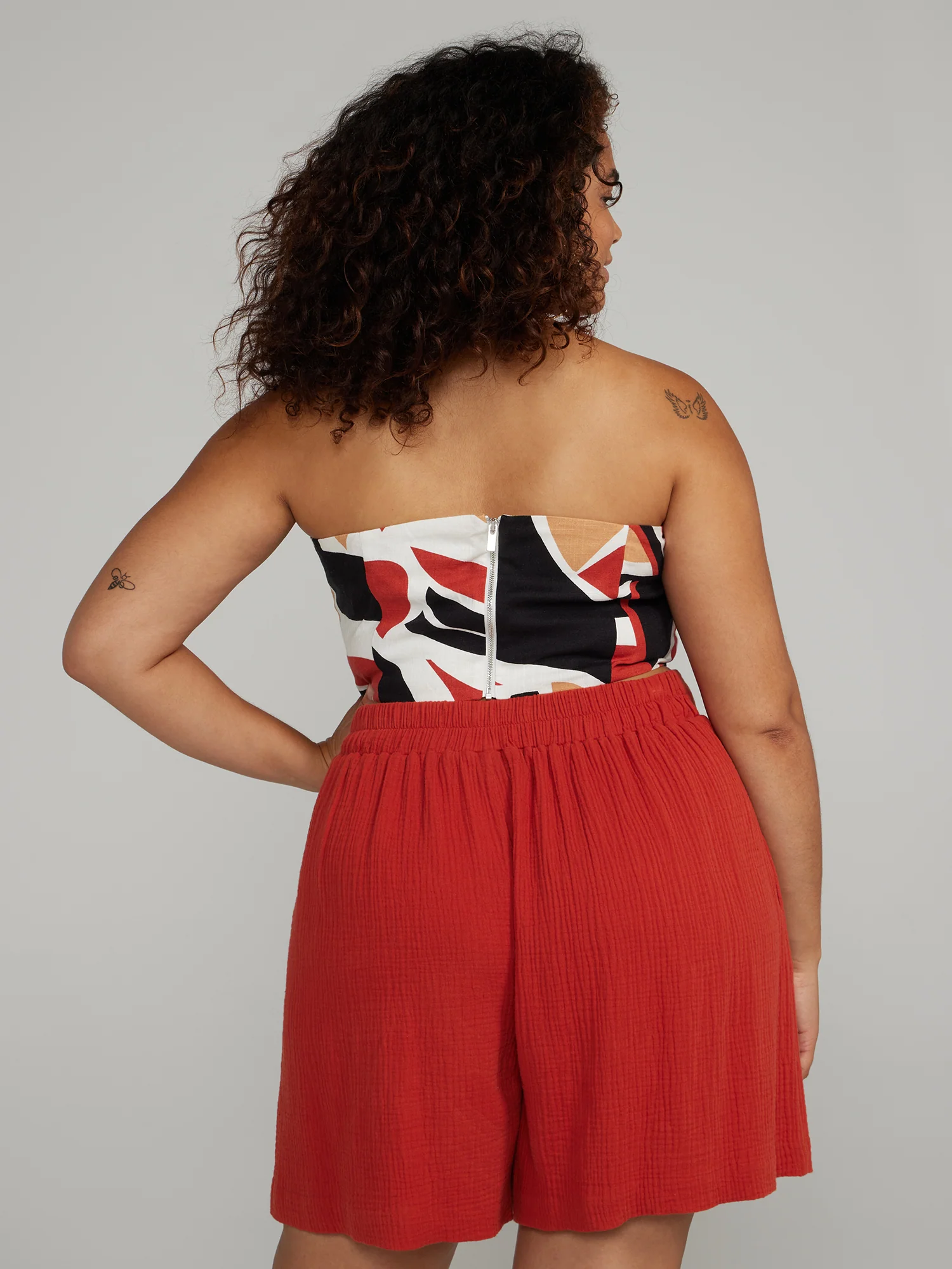 Printed Crop Top - Image 3