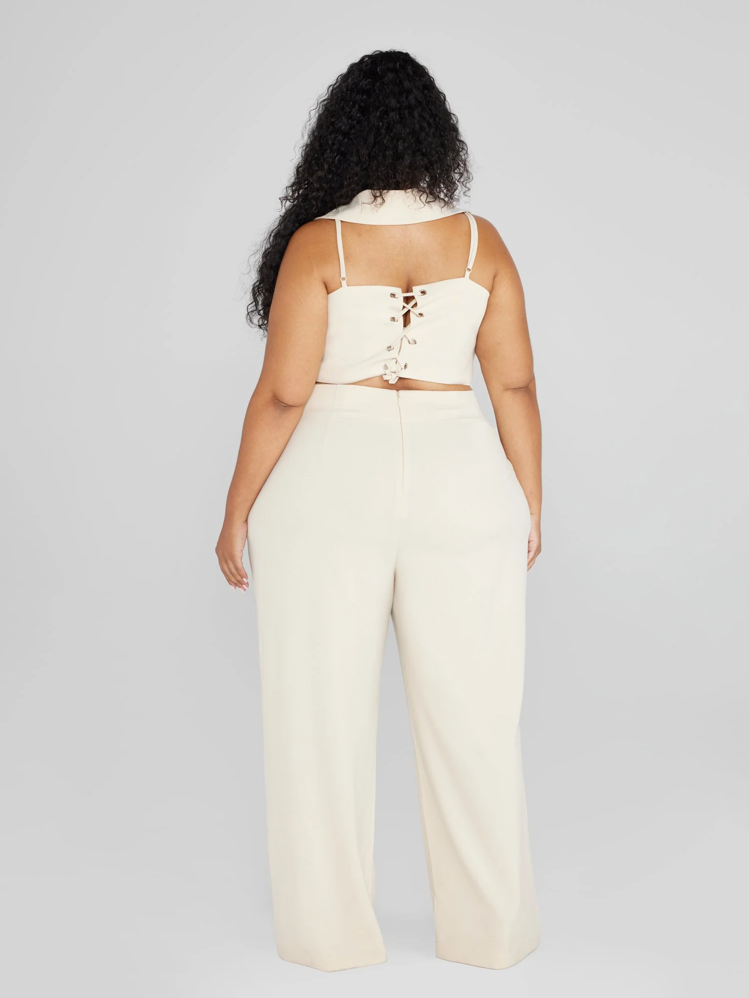 Raquel Pleated Straight Leg Pants - Image 5