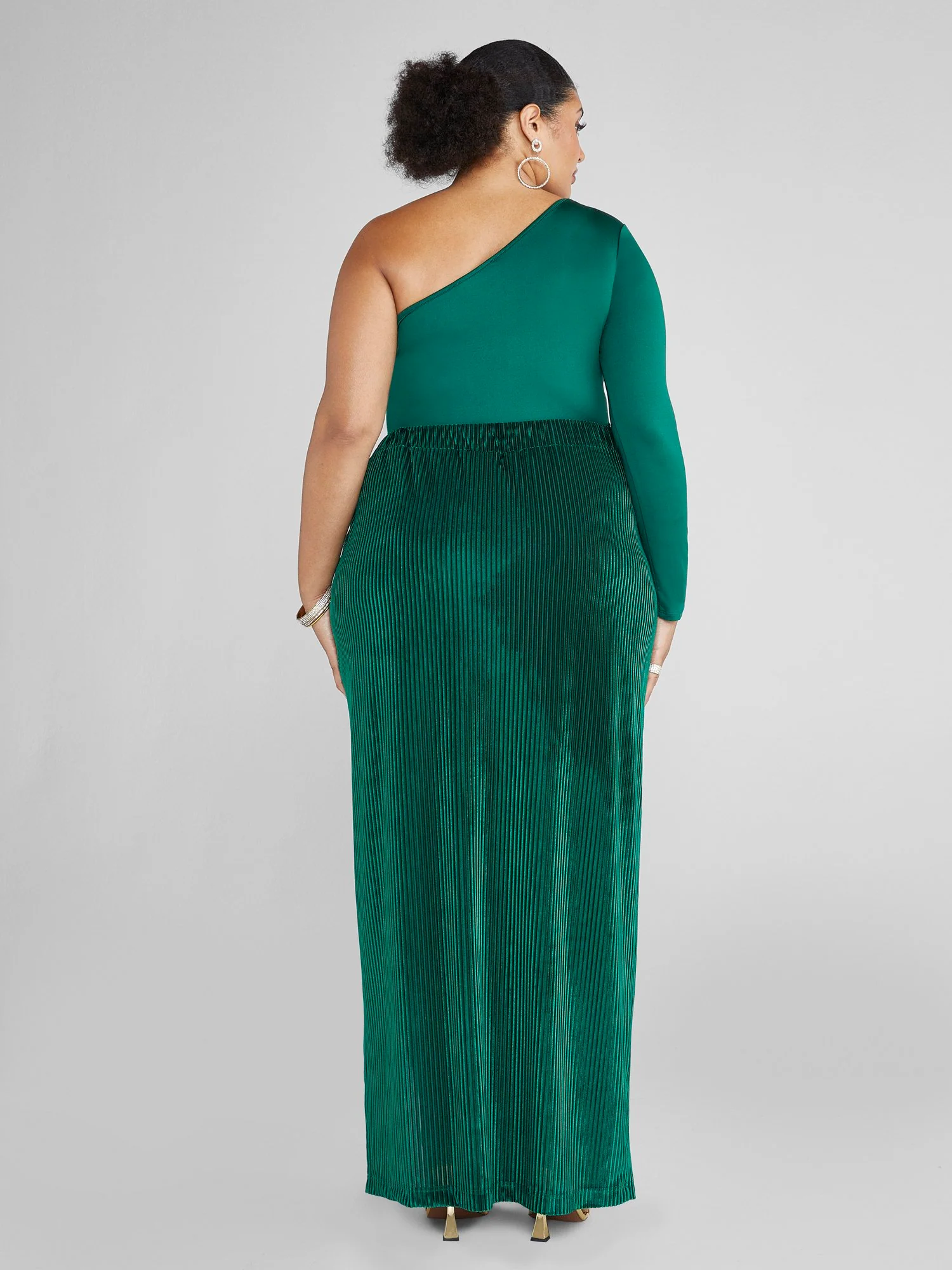 Raya One-Sleeve Cutout Bodysuit - Image 4