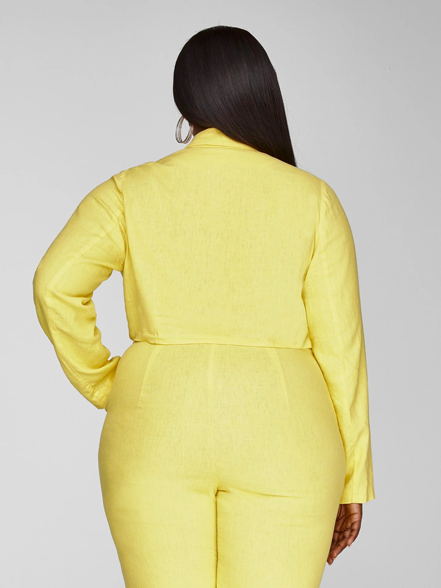 Regina Tie Front Crop Top - Garnerstyle x FTF - Image 3