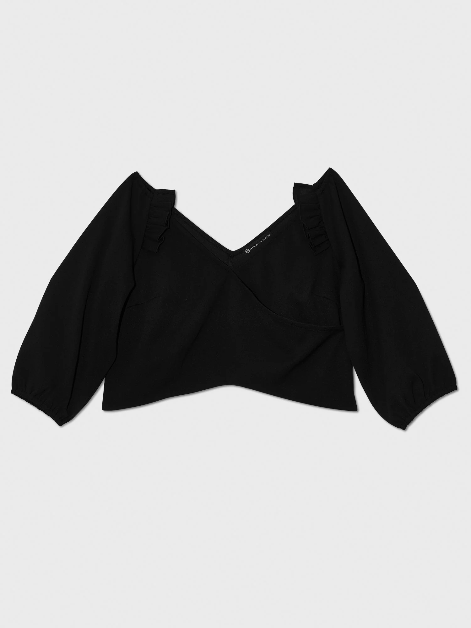 Rinona Ruffle Puff Sleeve Top - Image 2
