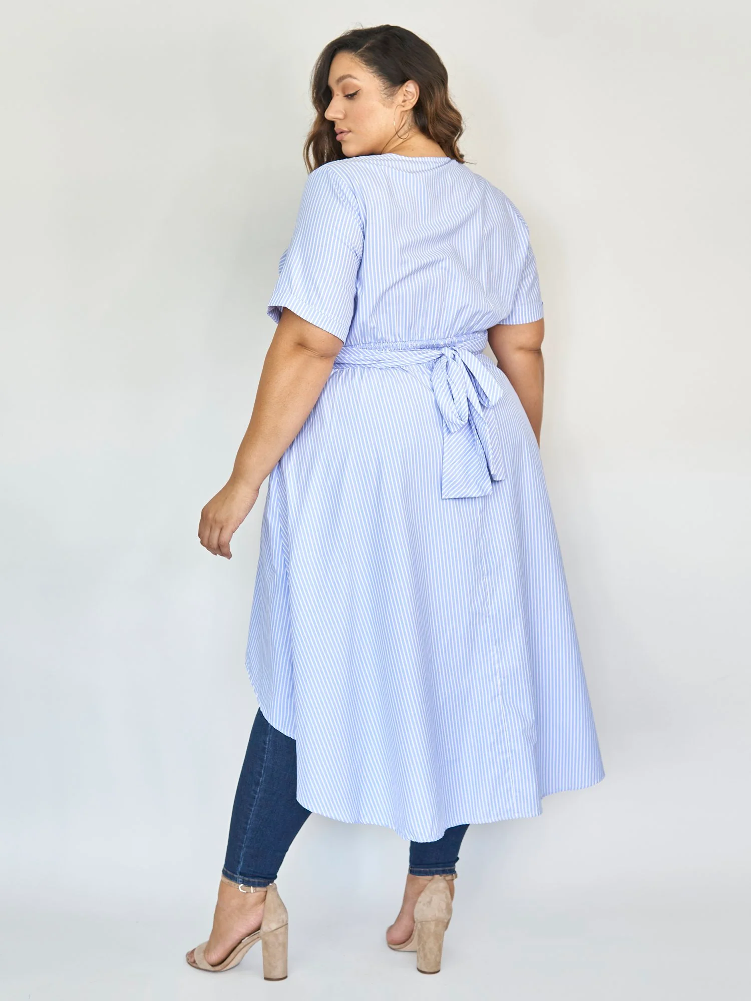Robin Striped Hi-Lo Tunic - Image 3