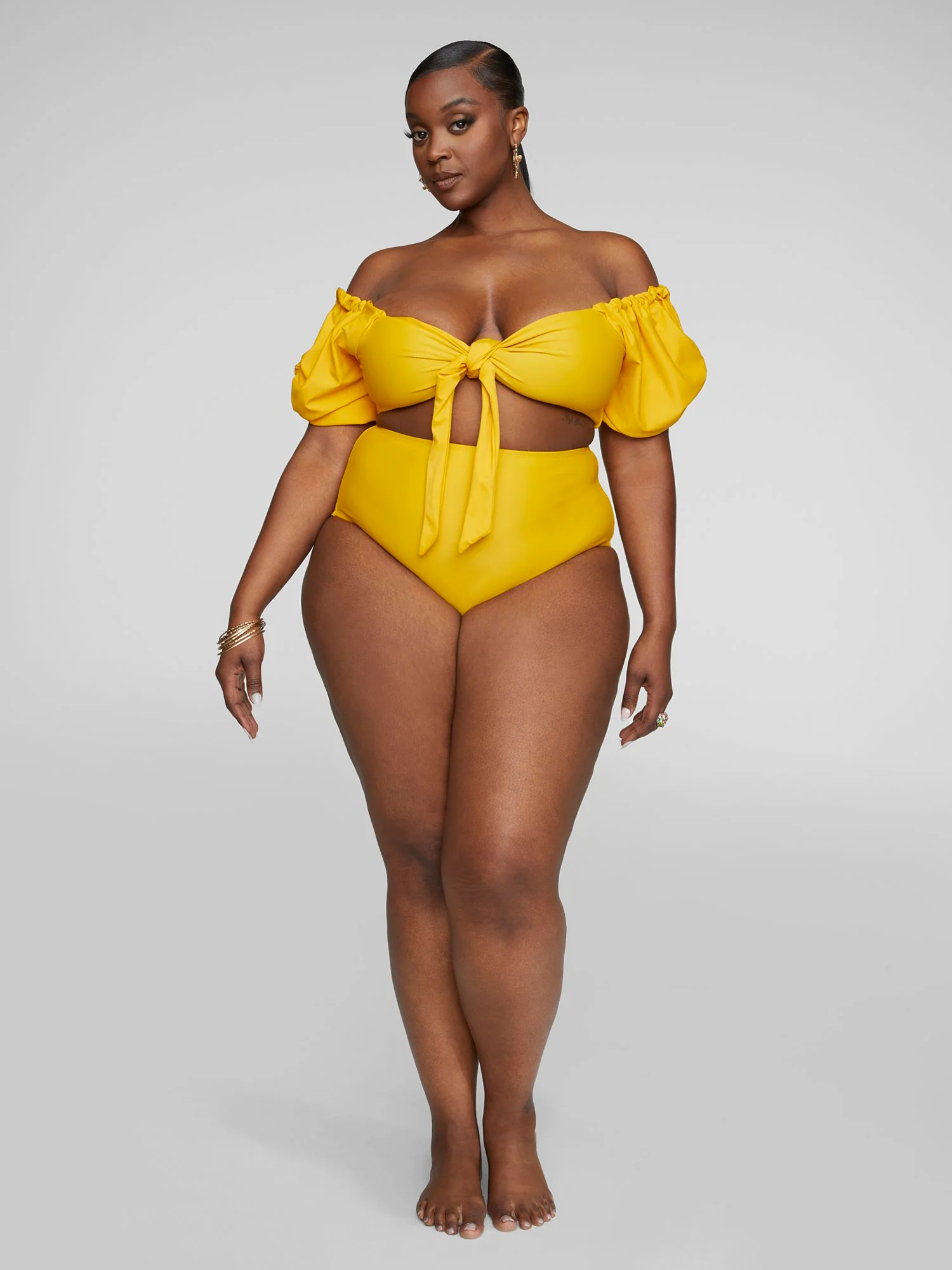 Roxy High Waisted Swim Brief - Image 3