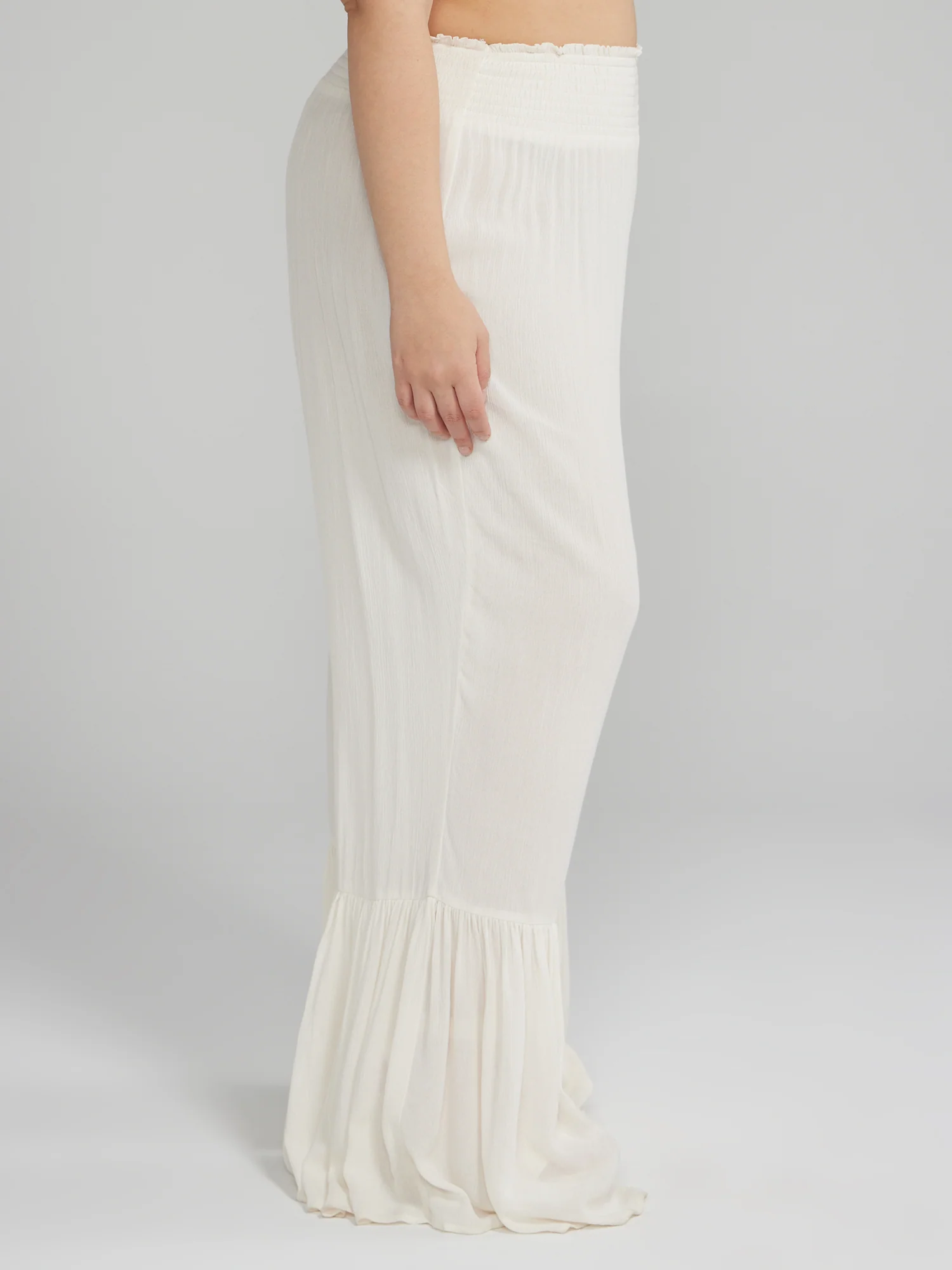 Ruched Wide Leg Flowy Pants - Image 2