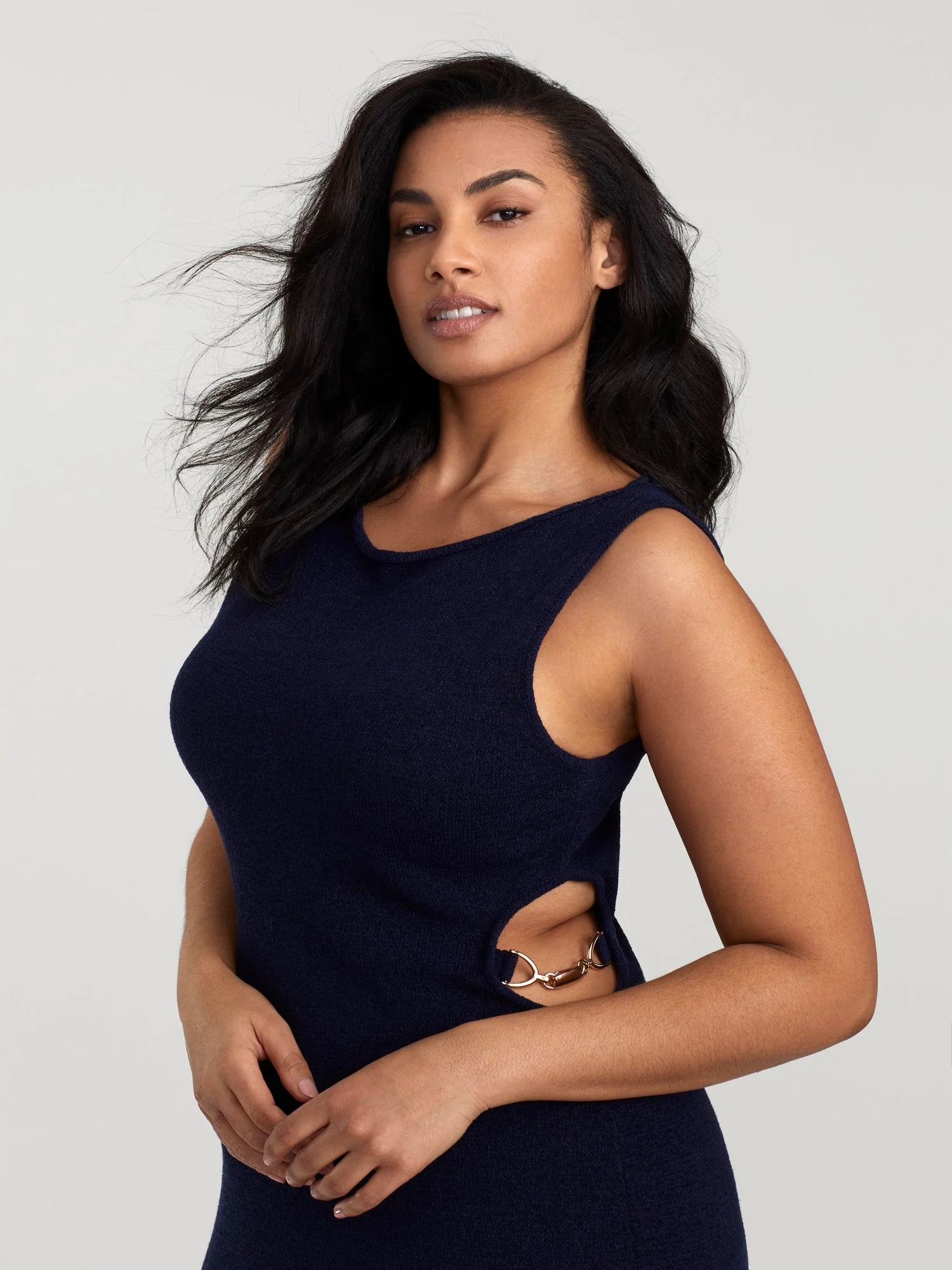 Sade Cut-Out Sweater Dress - Image 2