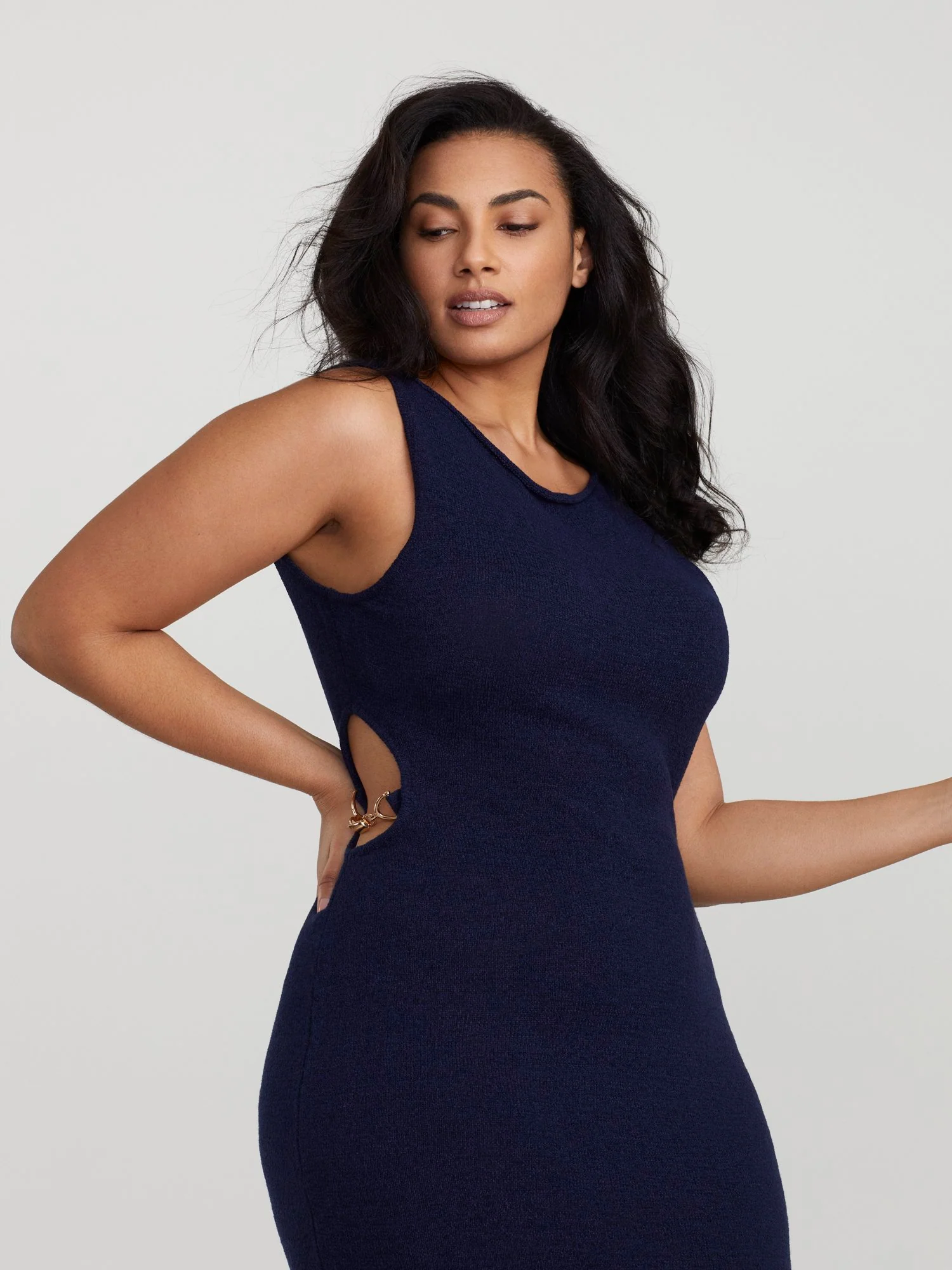 Sade Cut-Out Sweater Dress - Image 5