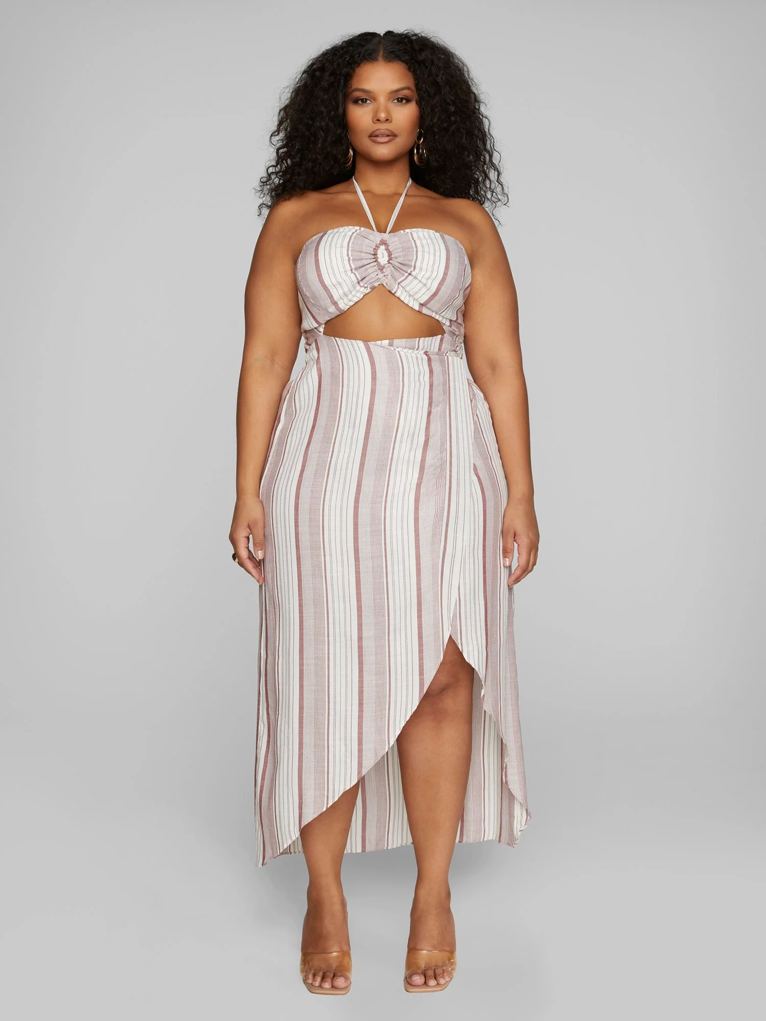Samara Cutout Halter Dress - Image 2