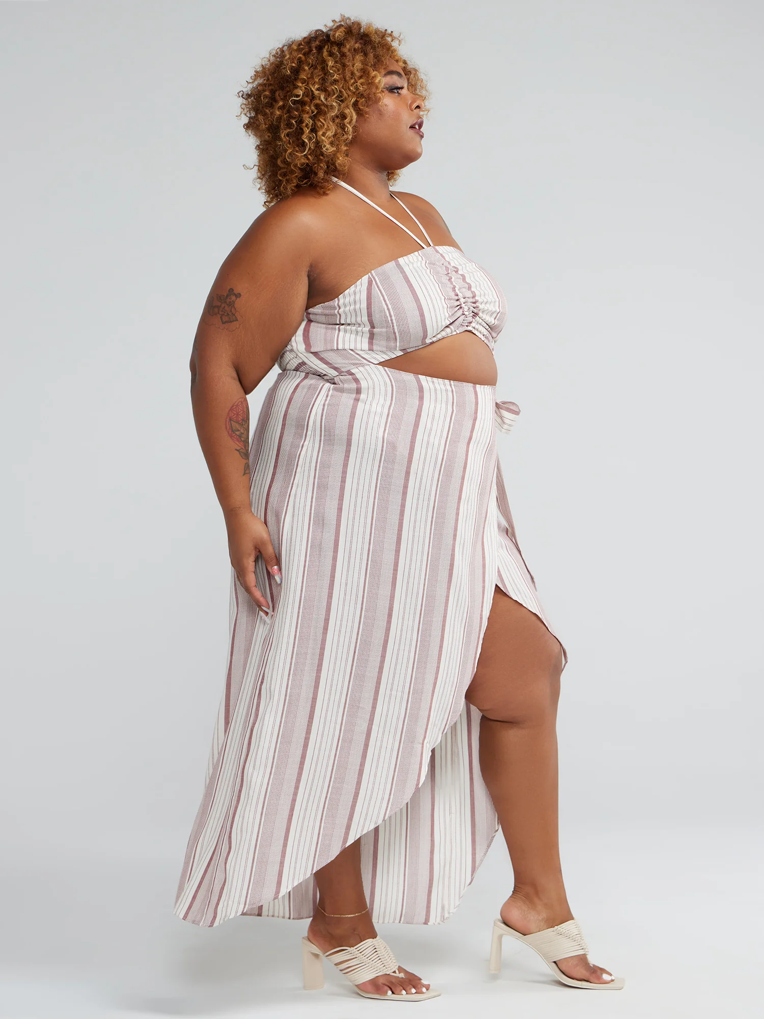 Samara Cutout Halter Dress - Image 3