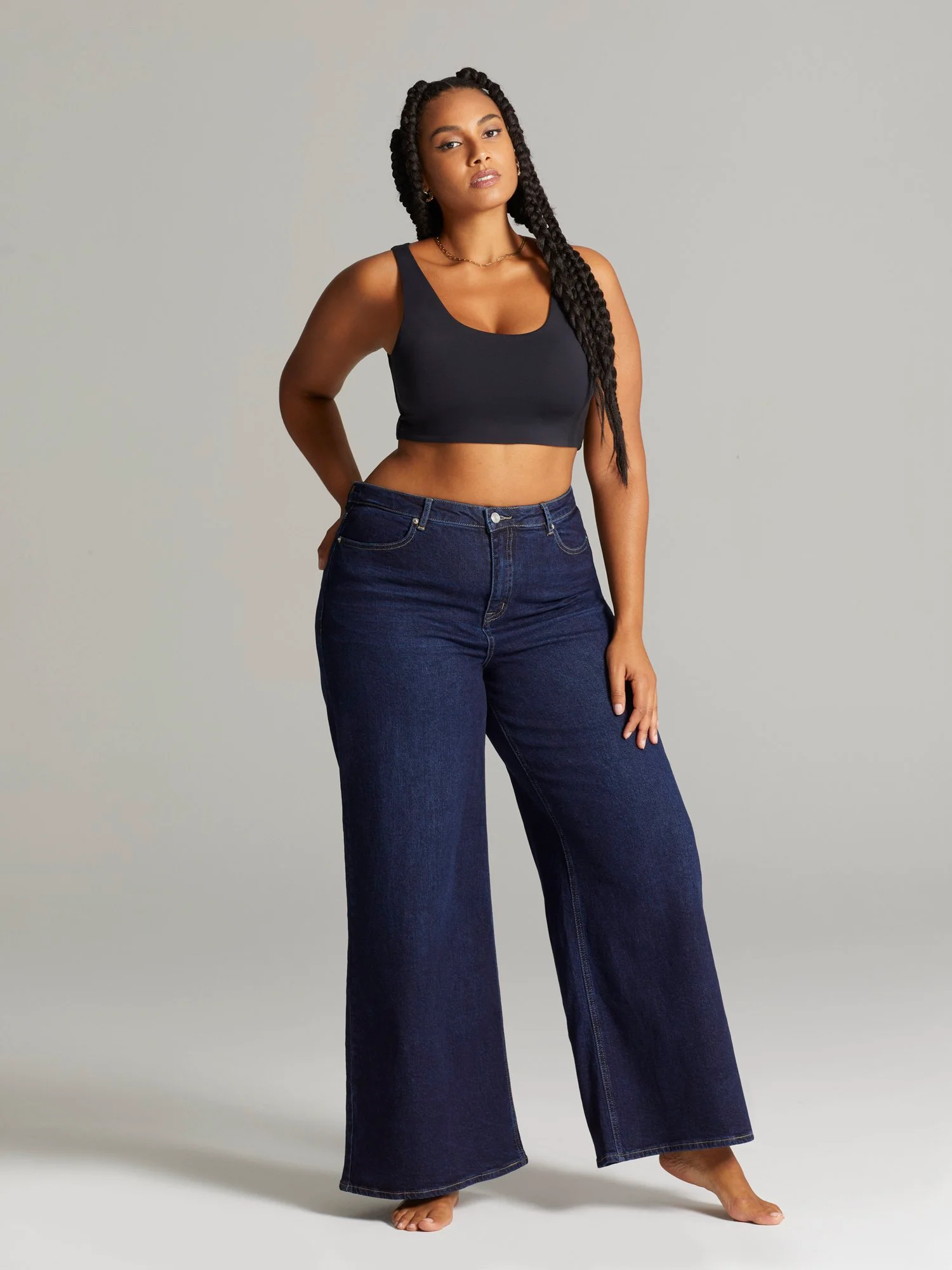 Saraya High Rise Wide Leg Jeans - Image 2