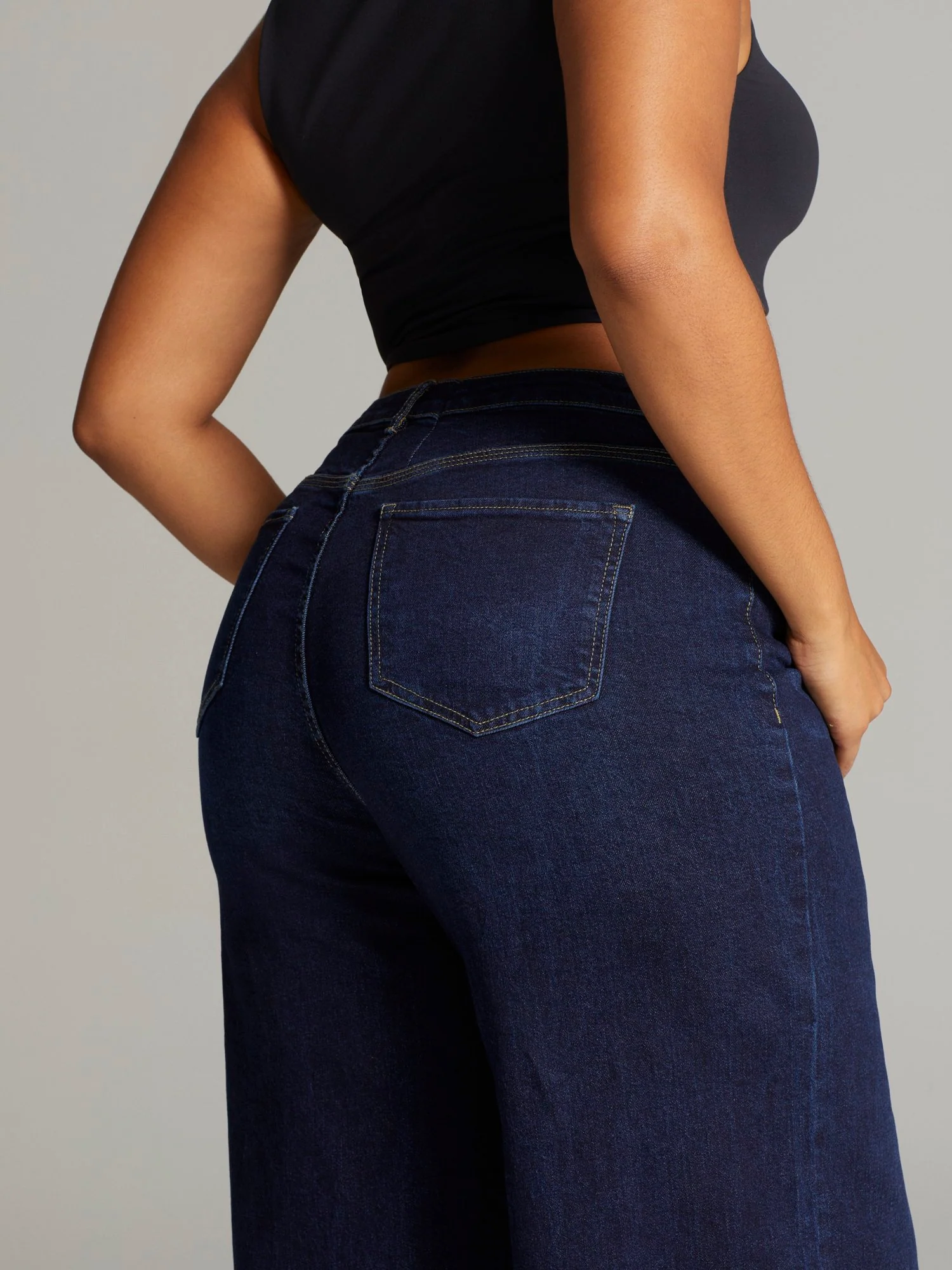 Saraya High Rise Wide Leg Jeans - Image 6