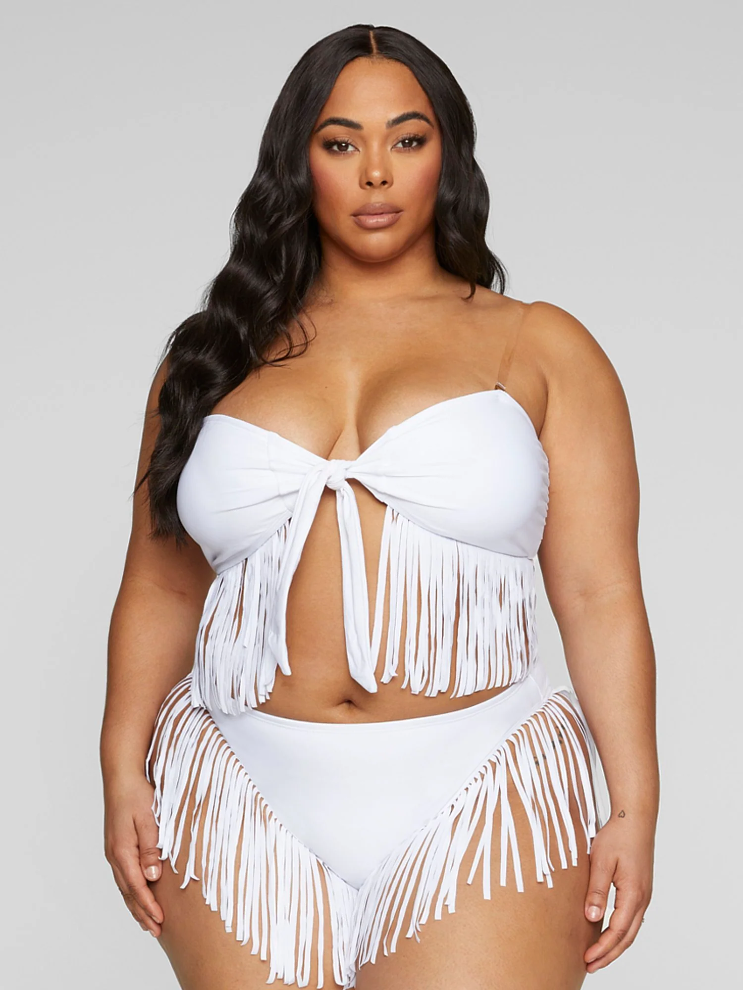 Serena Fringe Bikini Top - Image 2