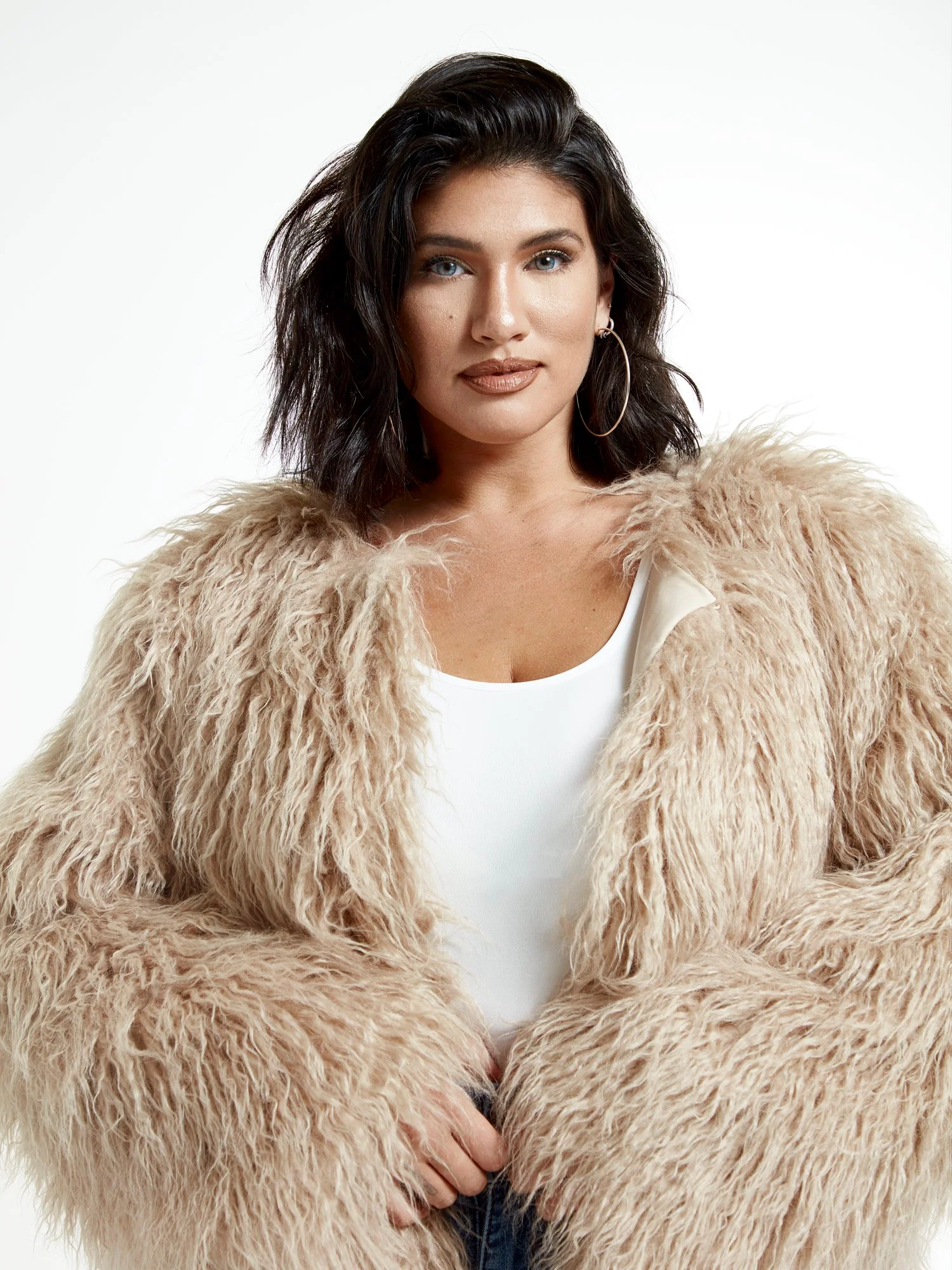 Shanice Ankle Length Faux Fur Coat - Image 6
