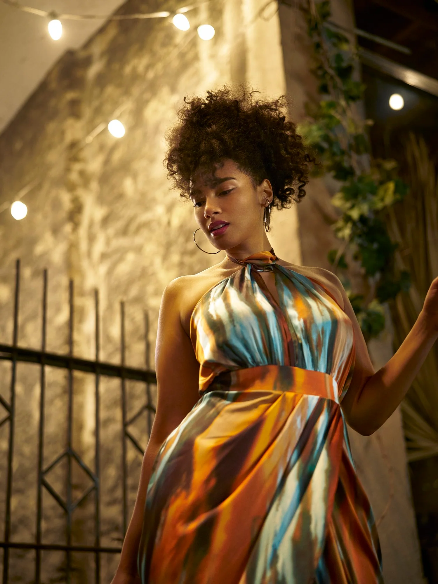 Shannon Print Halter Dress - Image 6