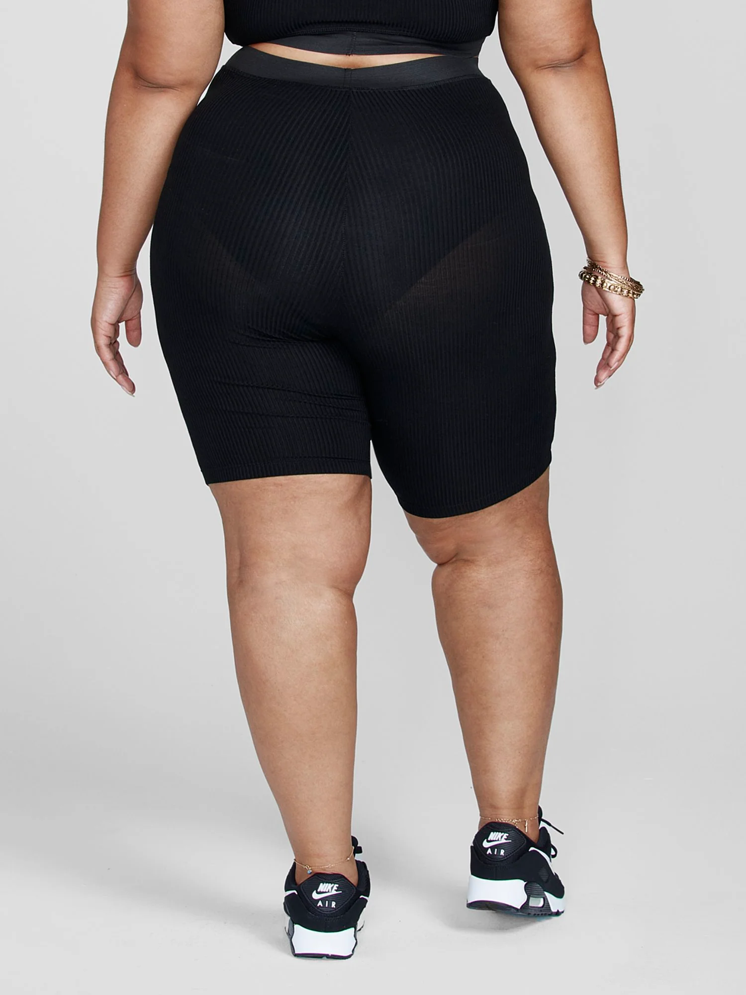 Shannon Rib Knit Shorts - Image 3