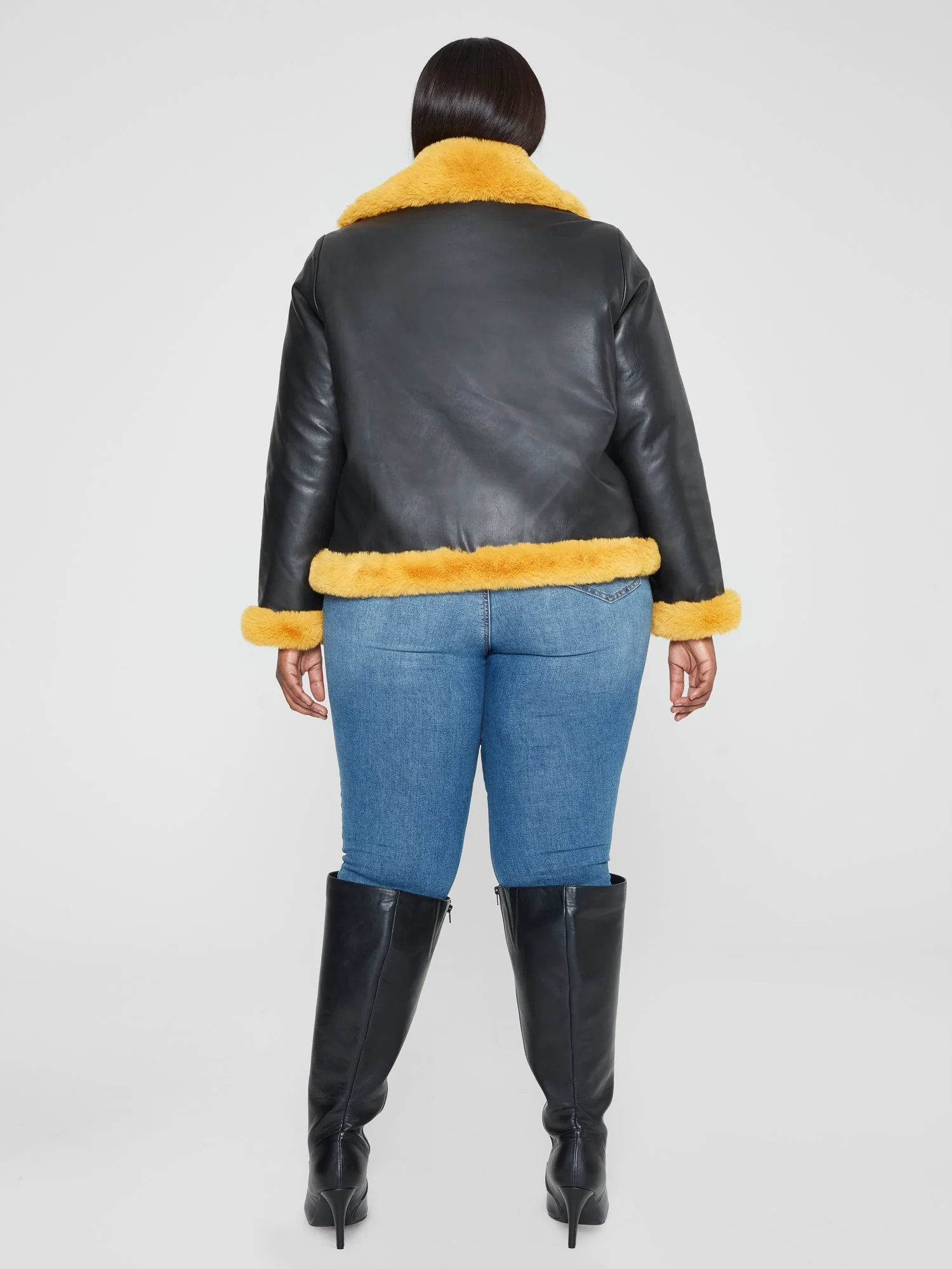 Sharane Faux Fur Reversible Coat - Image 4