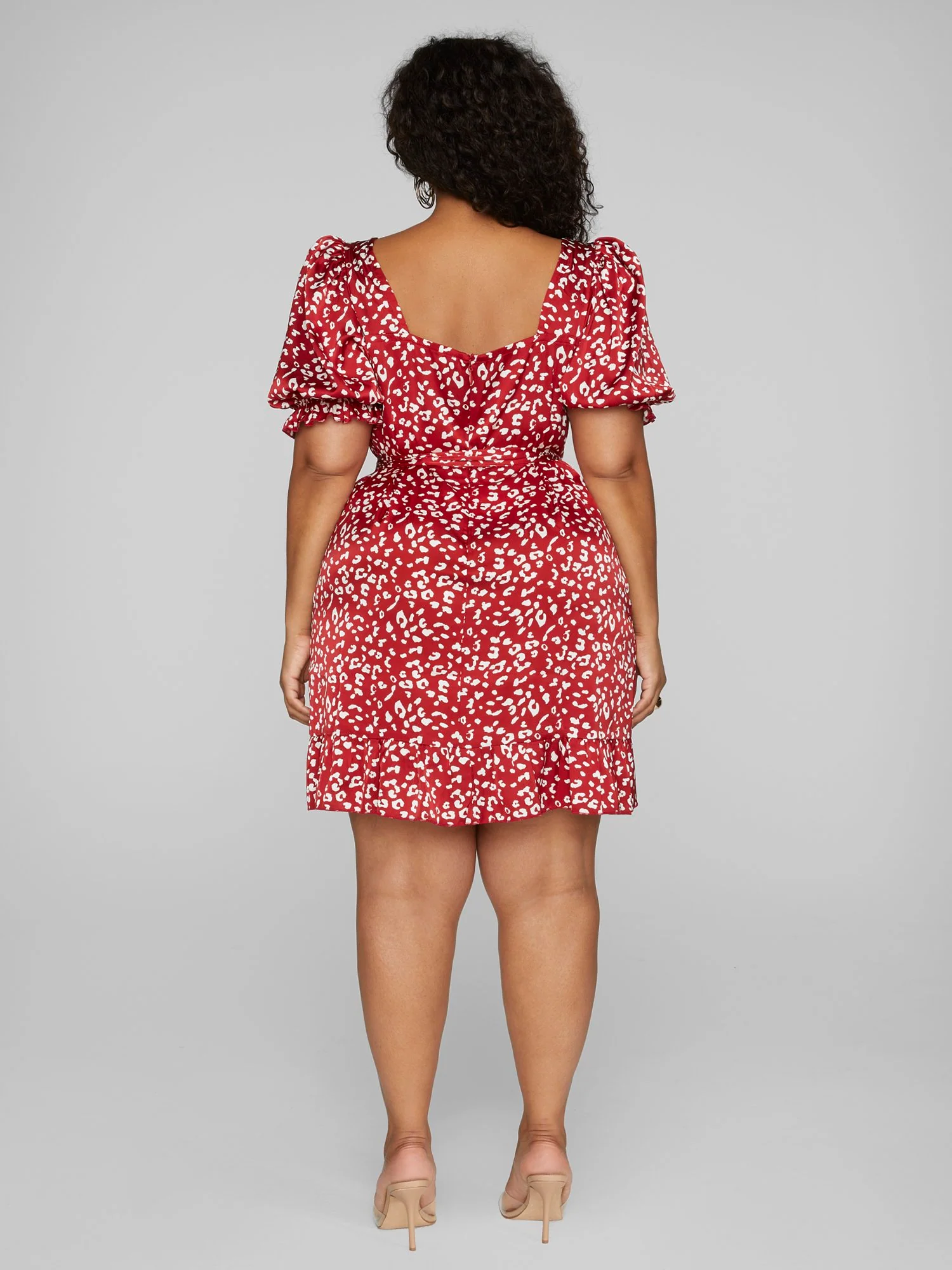 Shawna Leopard Print Mini Dress - Image 4