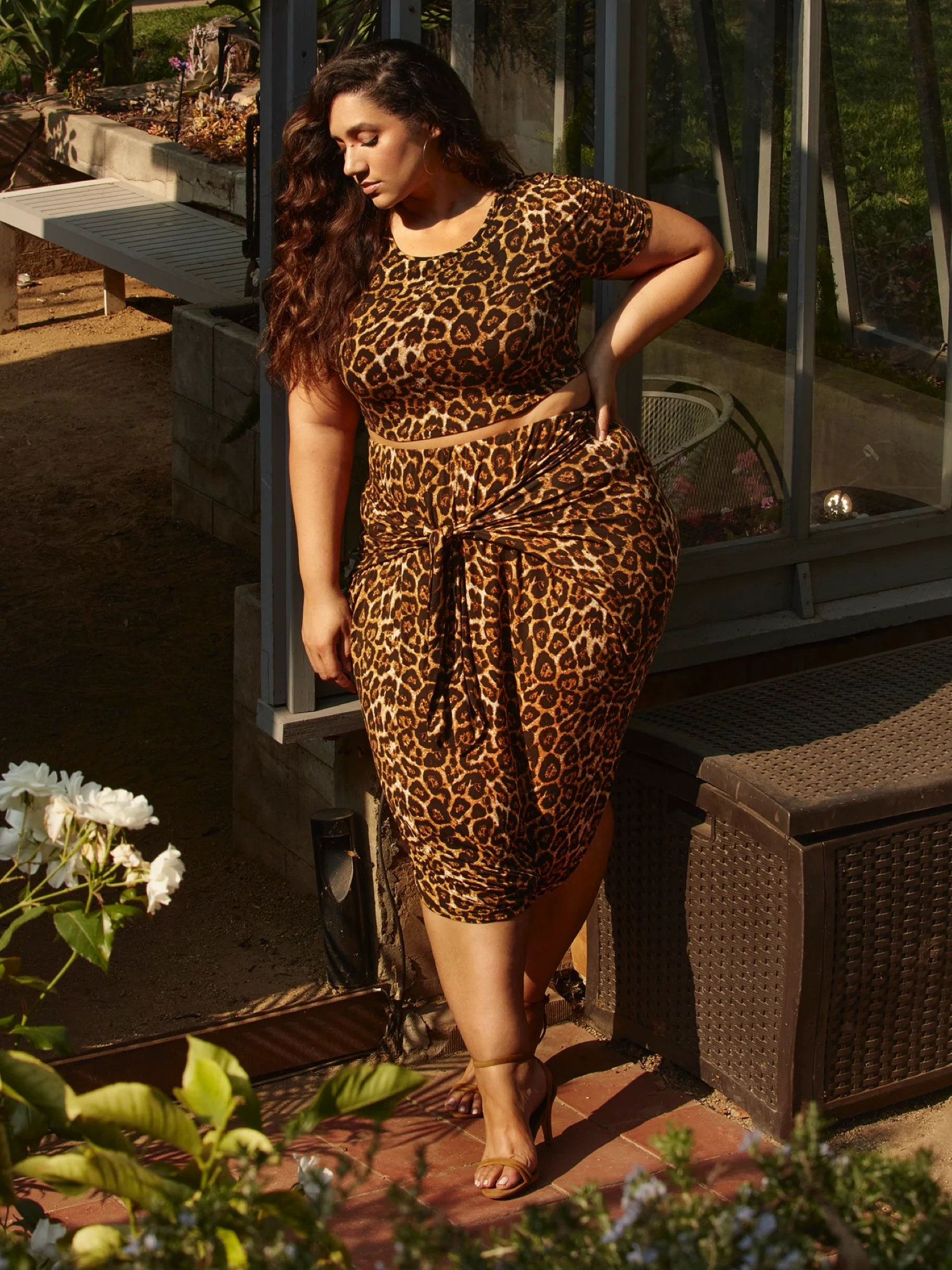 Shawnee Leopard Harem Skirt - Image 4