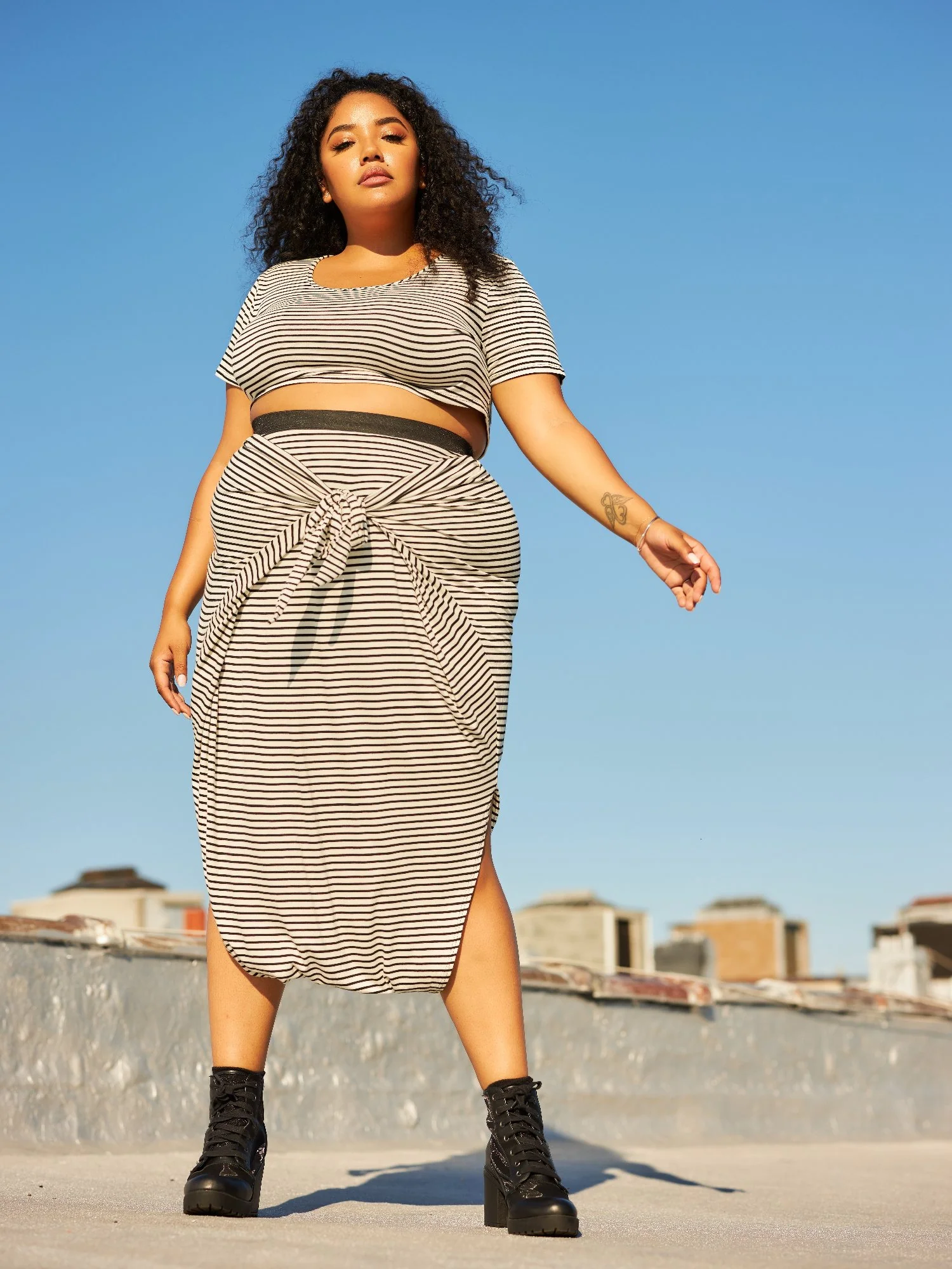 Shawnee Striped Harem Skirt - Image 3