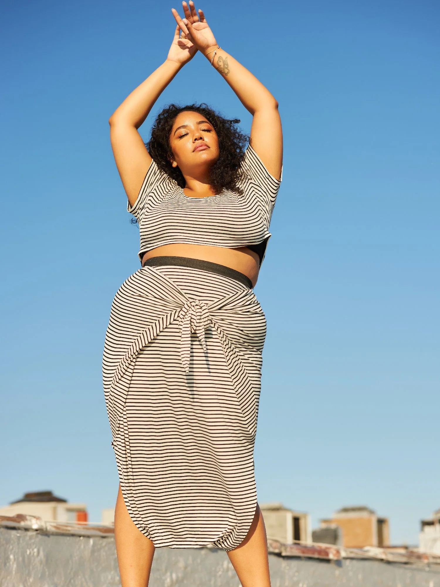 Shawnee Striped Harem Skirt - Image 4