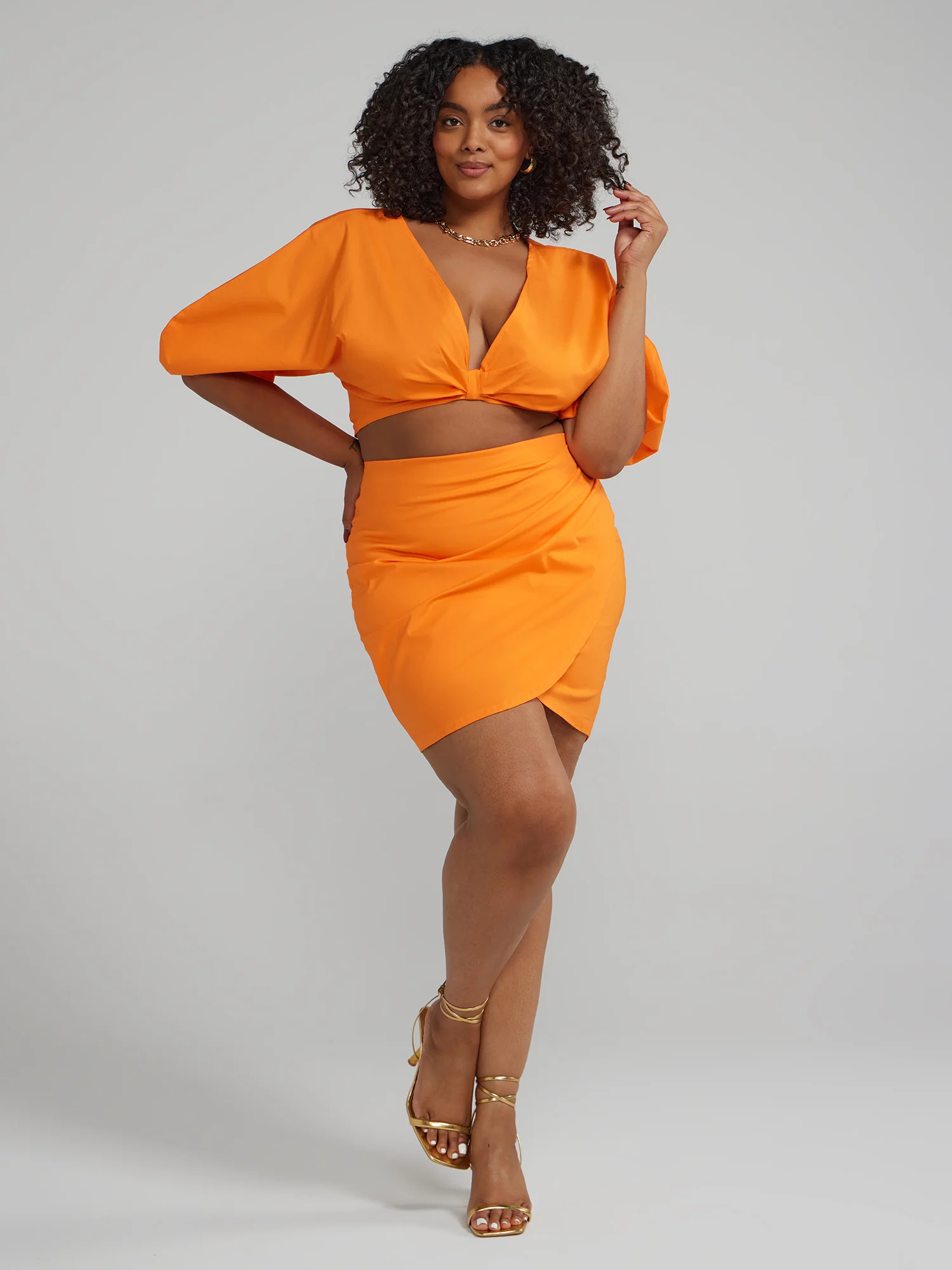 Shay Faux Wrap Mini Skirt - Image 5