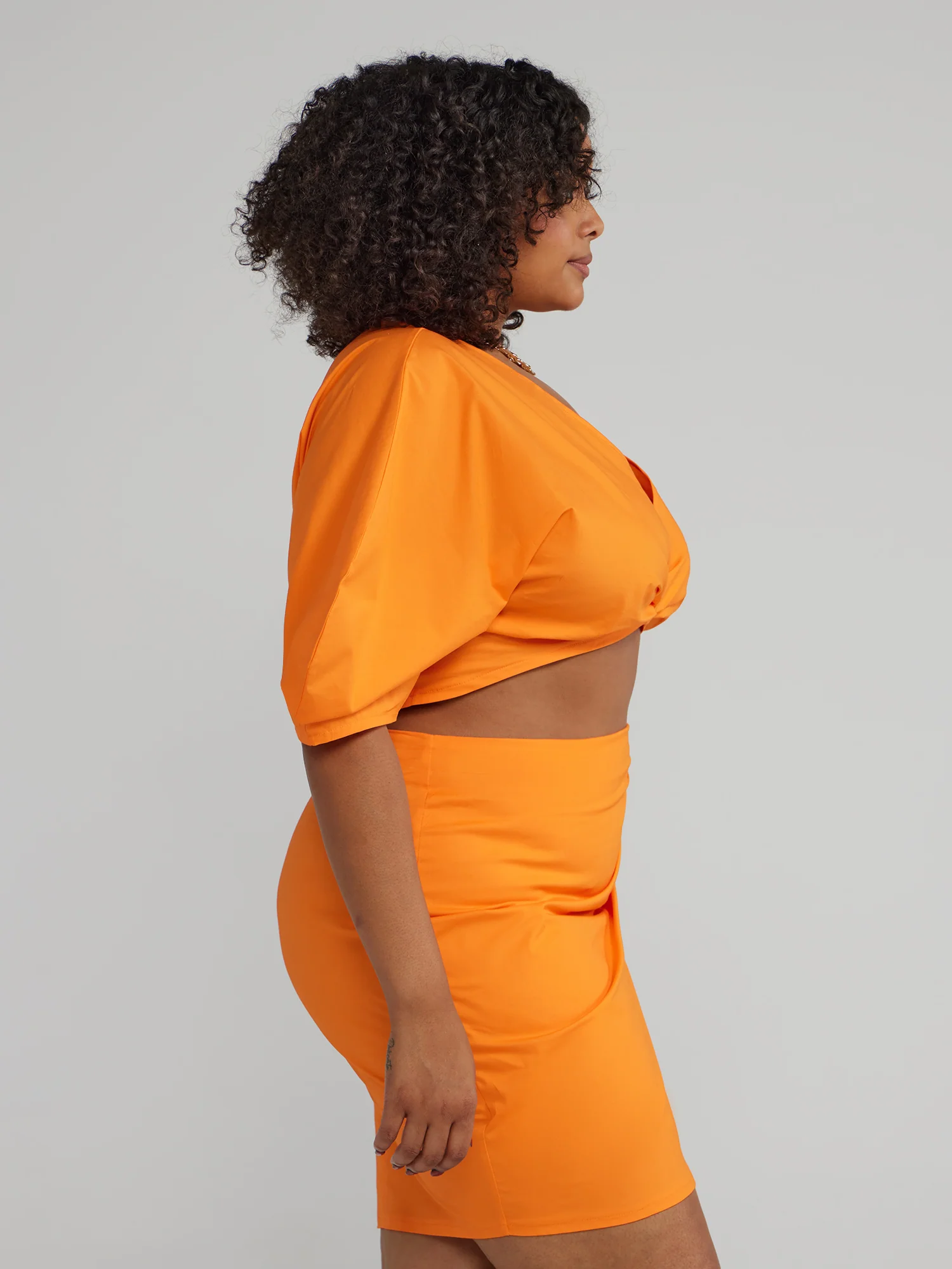Shay Puff Sleeve Crop Top - Image 3