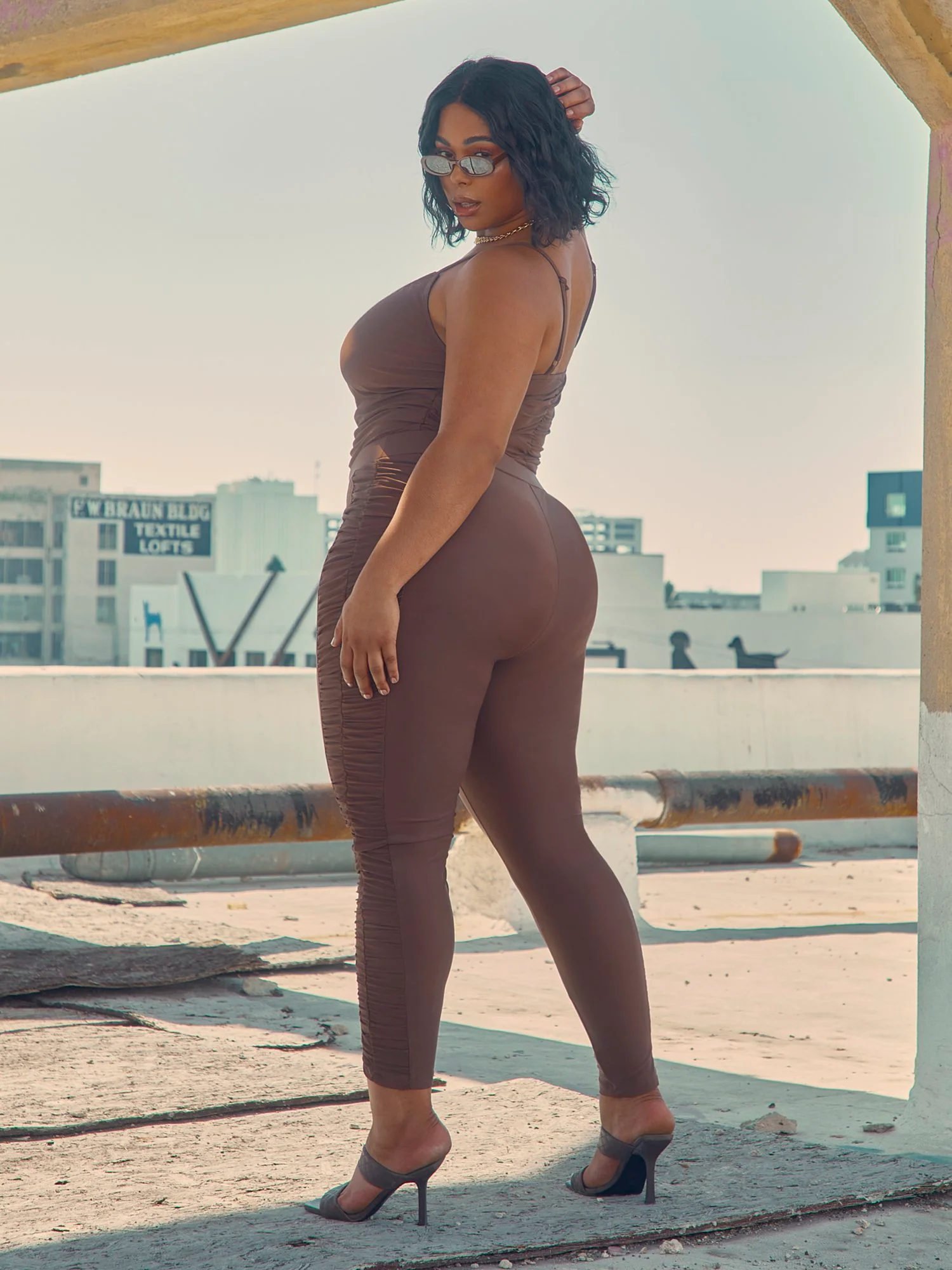 Sheena Ruched Leggings - Image 3