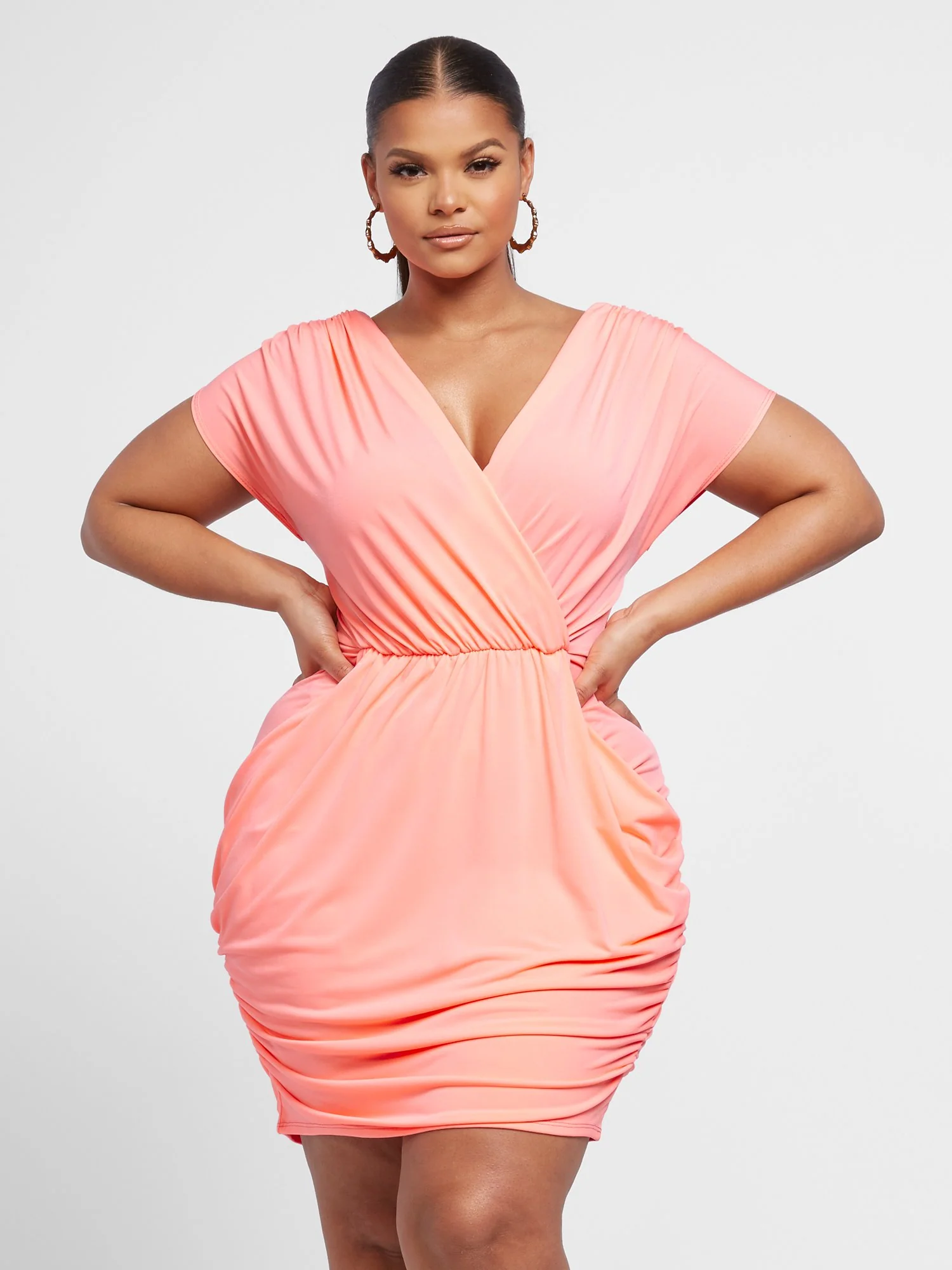 Shiloh Draped Bodycon Dress - Image 14