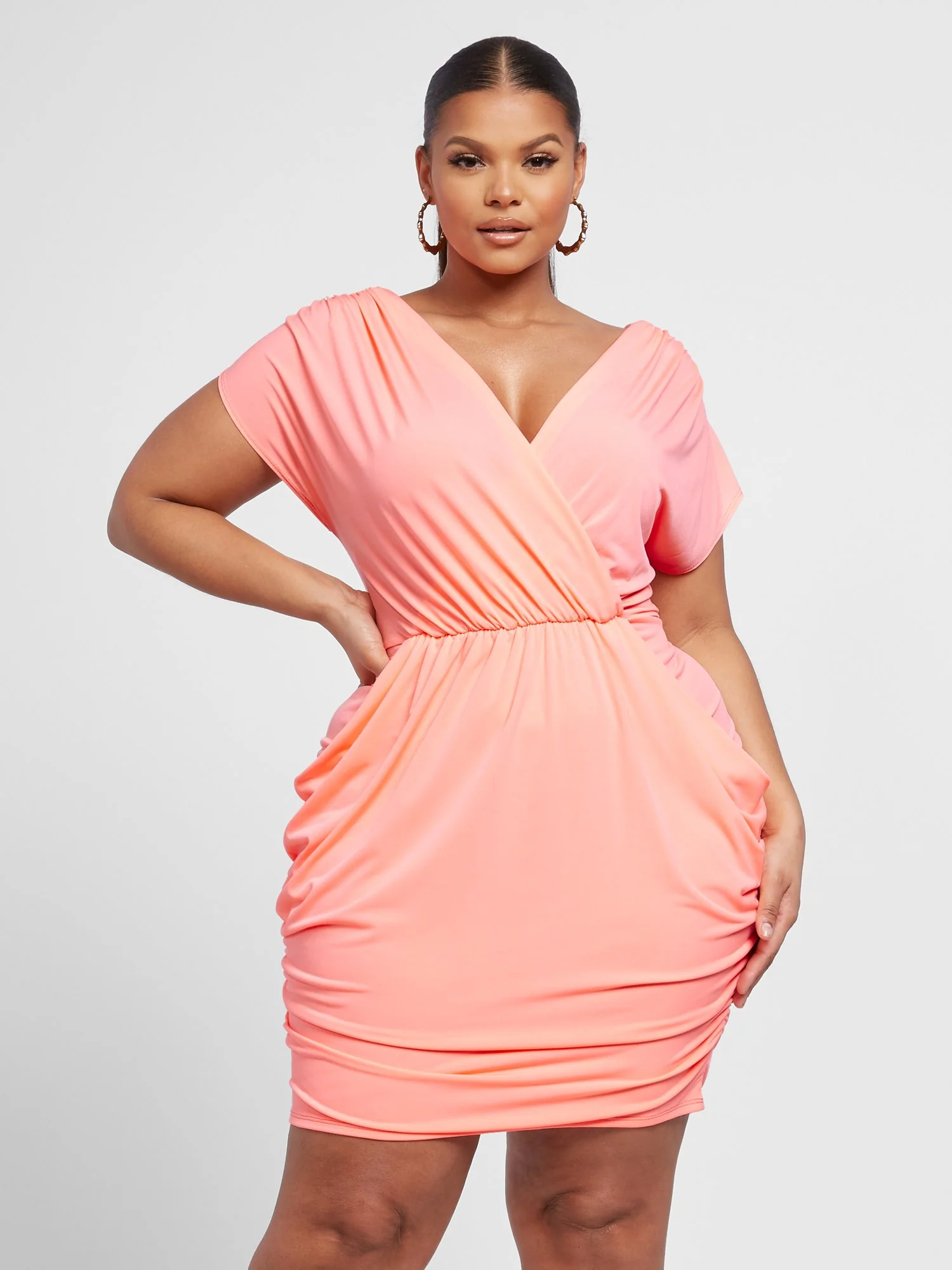Shiloh Draped Bodycon Dress - Image 16