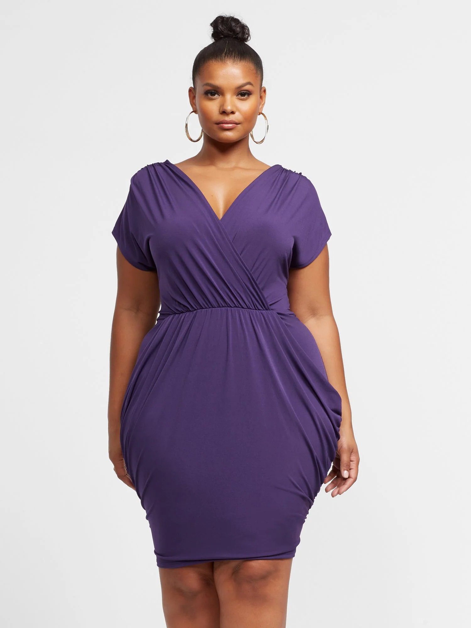 Shiloh Draped Bodycon Dress - Image 8