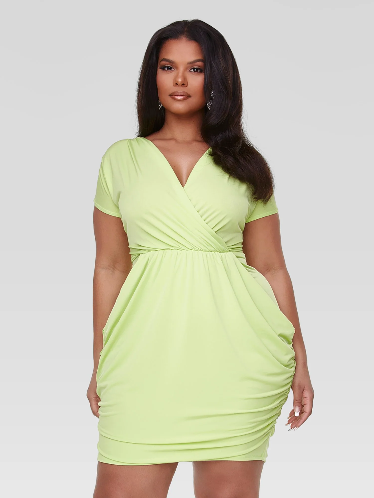 Shiloh Draped Bodycon Dress - Image 5