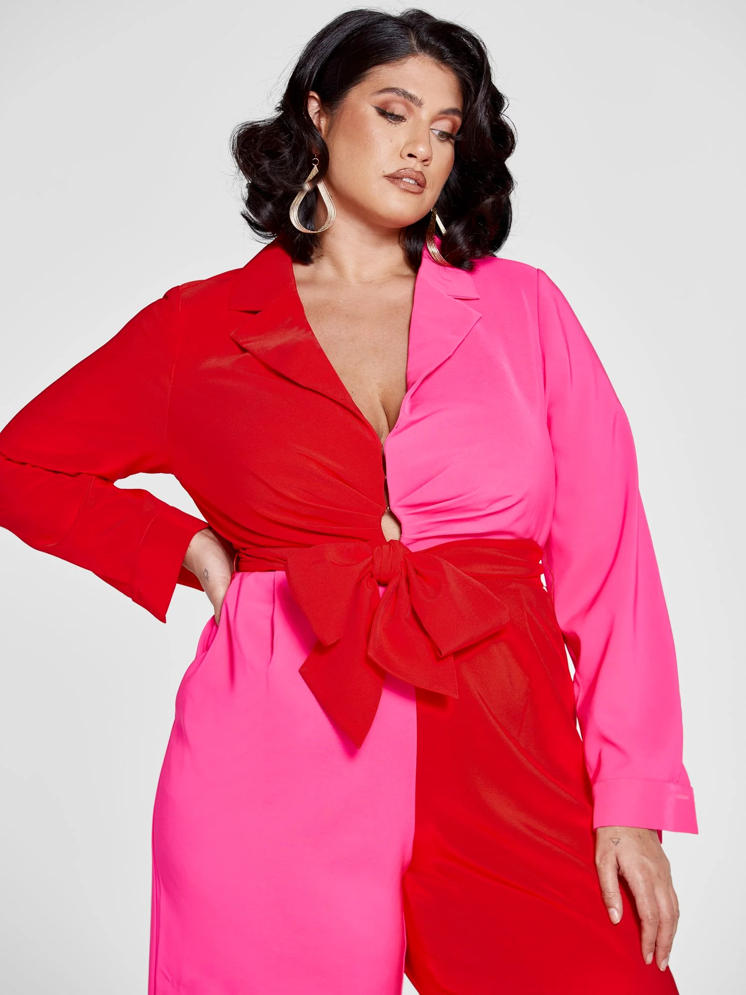 Showing Up Showing Out Colorblock Jumpsuit - Patrick Starrr x FTF - Image 6