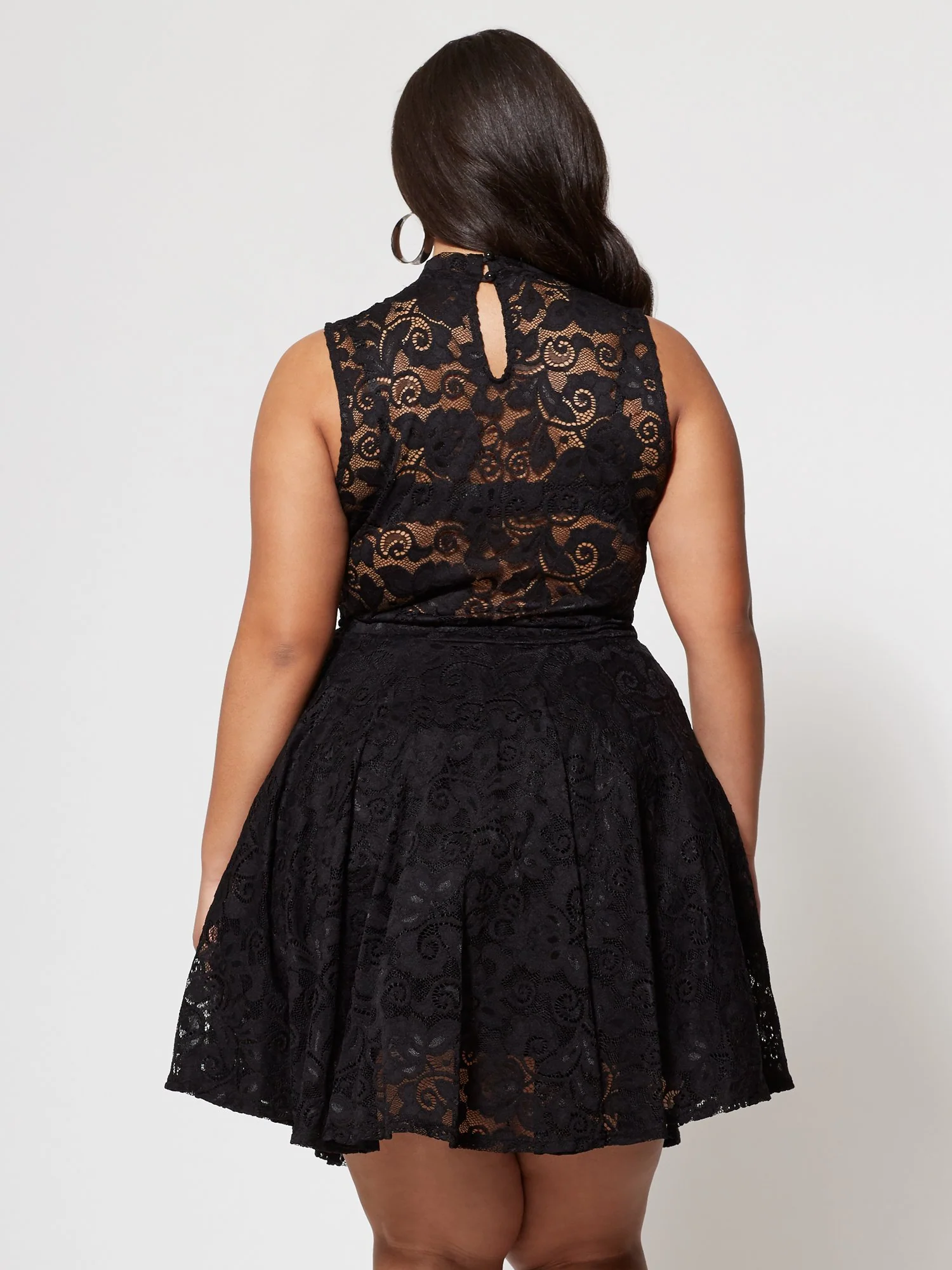Signature - Katy Lace Fit & Flare Dress - Image 3