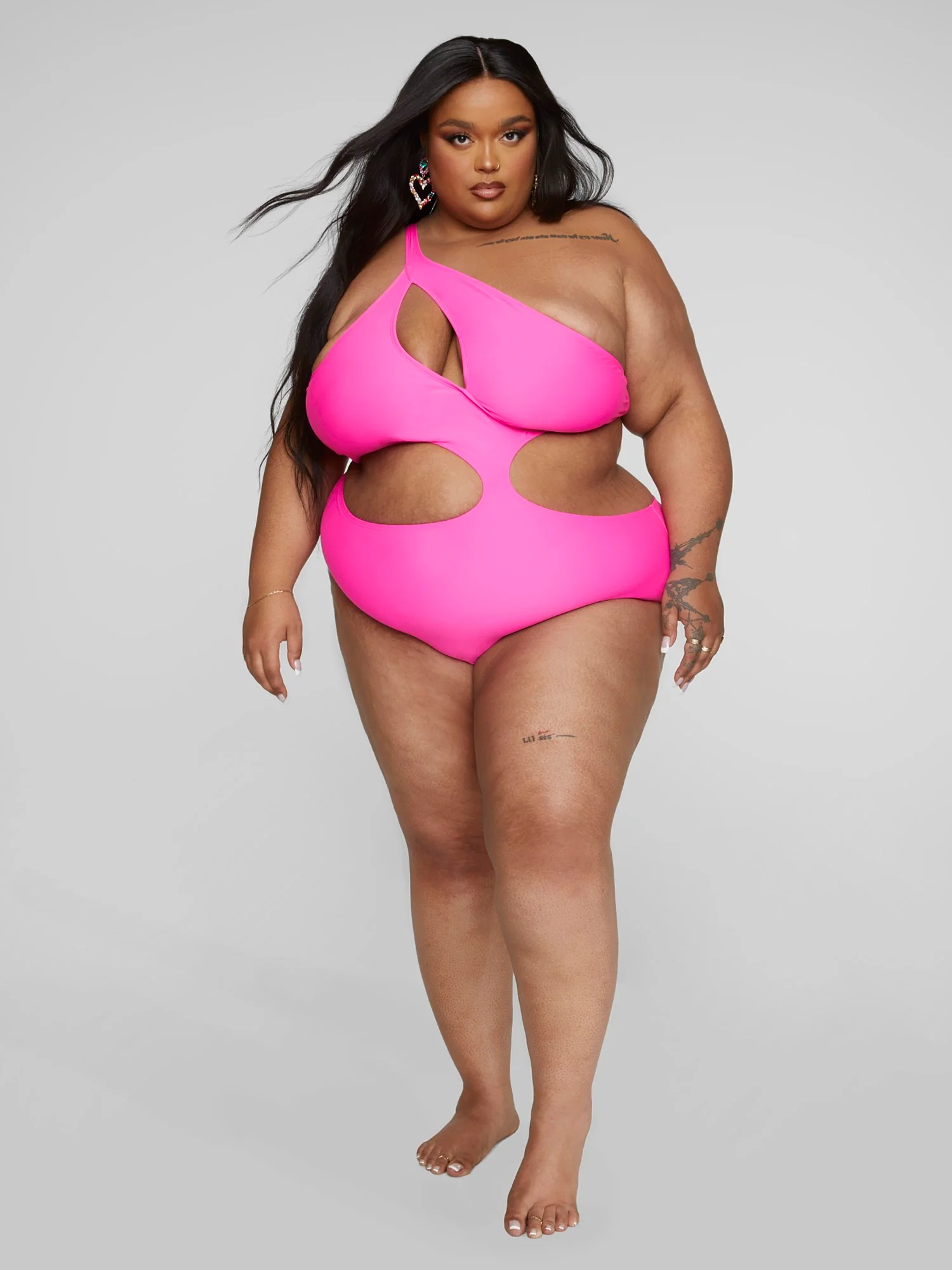 Silvana One Shoulder Cutout Monokini - Image 3