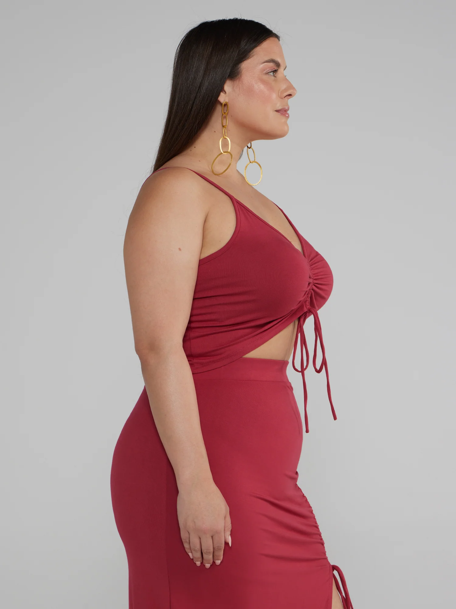 Sleeveless Ruched Detail Top - Image 20
