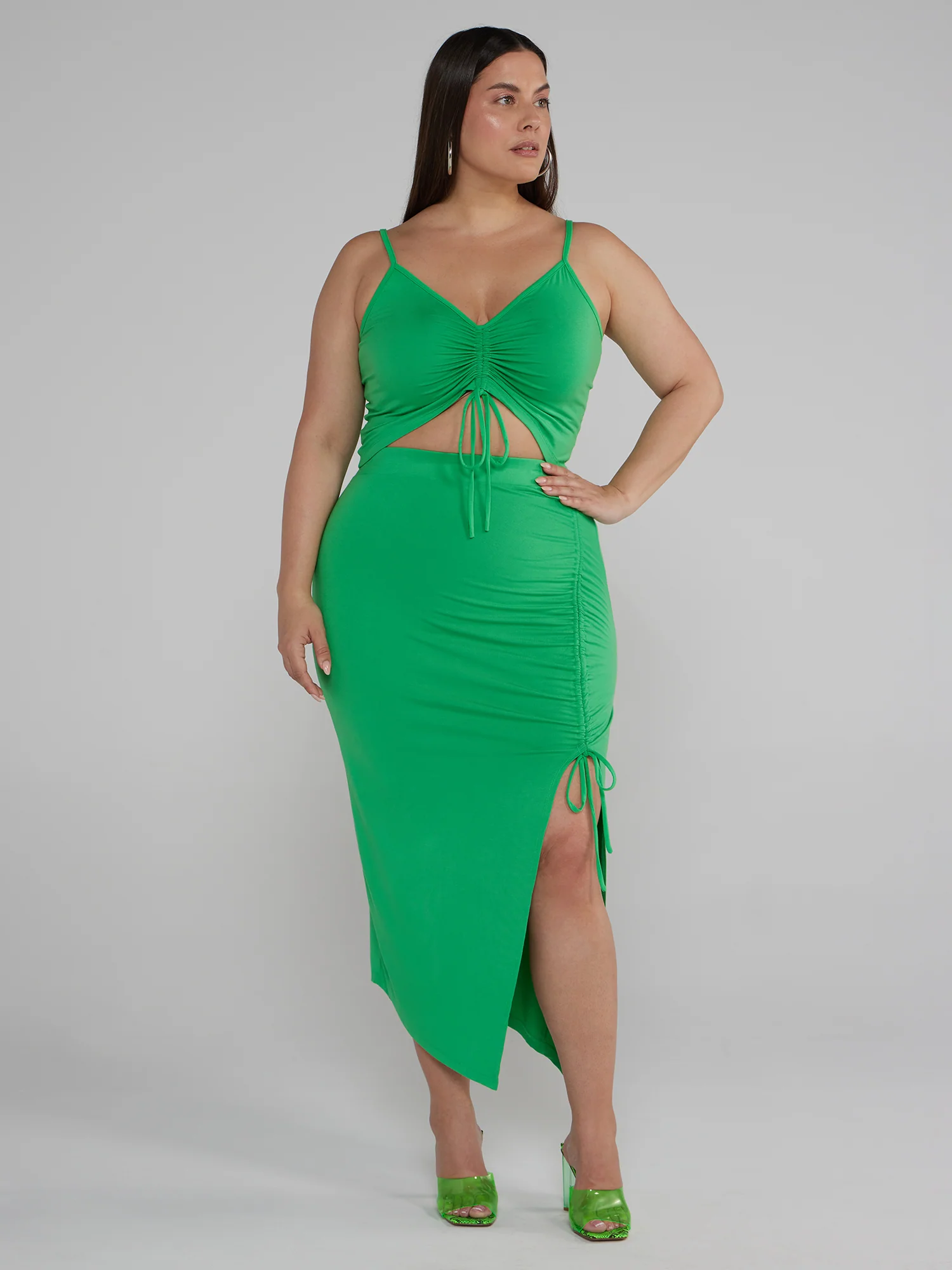 Sleeveless Ruched Detail Top - Image 4