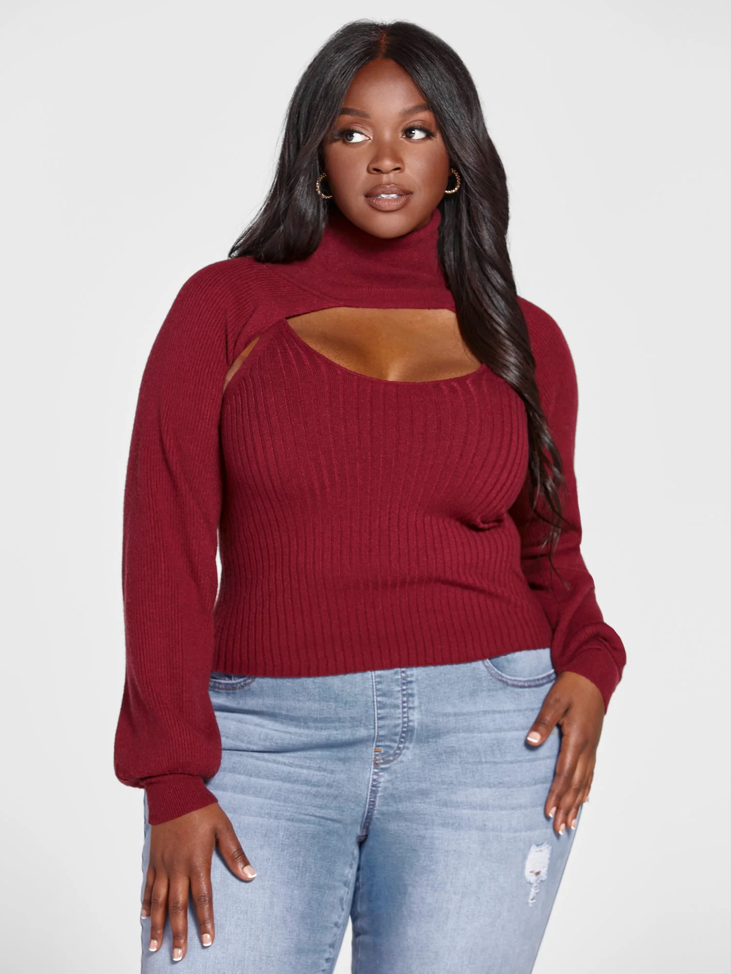 Sofia Sweater Shrug and Tank Set - Image 6