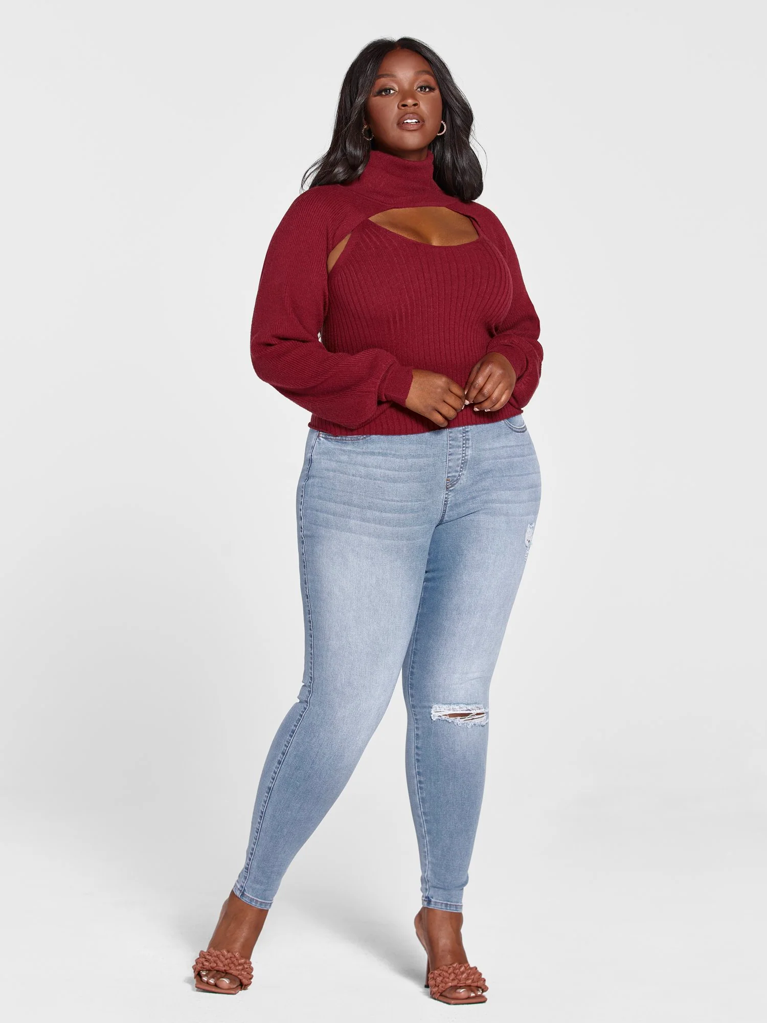 Sofia Sweater Shrug and Tank Set - Image 8
