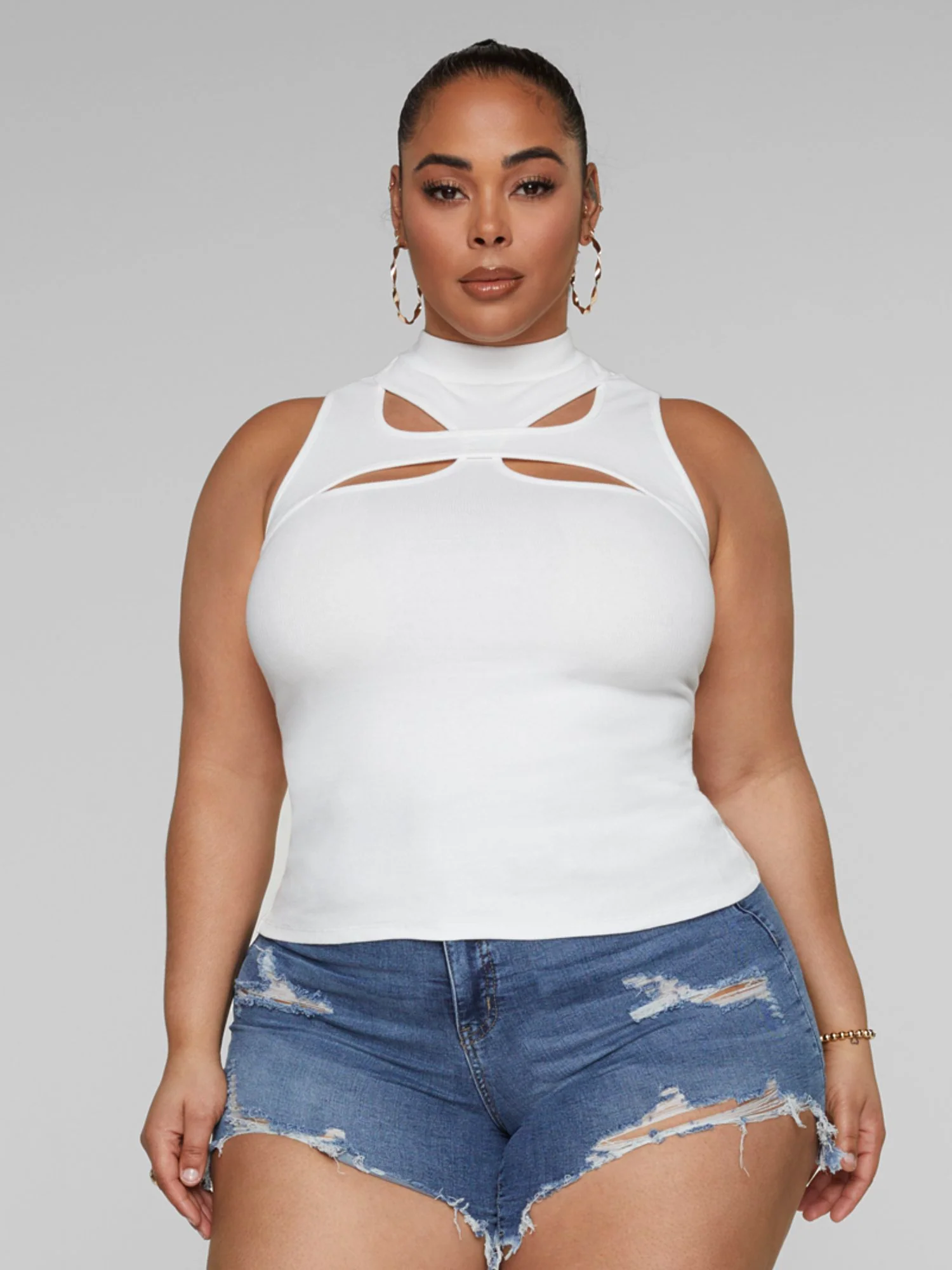Stacia Cutout Tank Top
