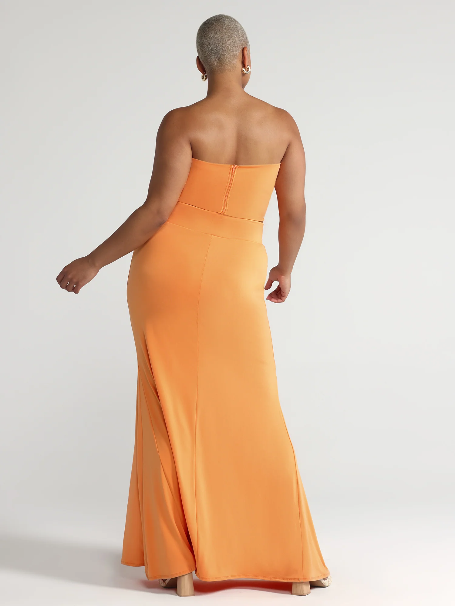 Strapless Tie Front Top - Image 8