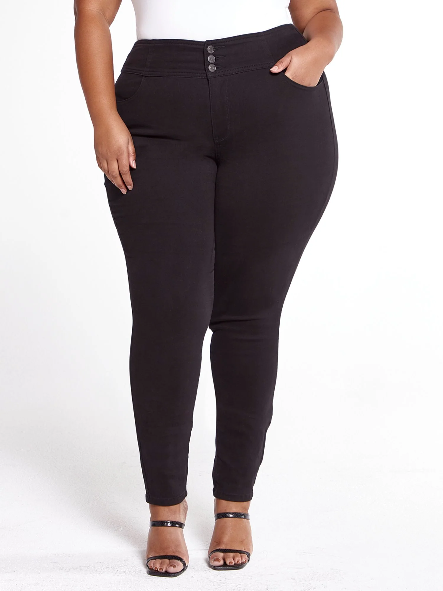 Super Skinny Jeans with Wide Waistband - Image 2