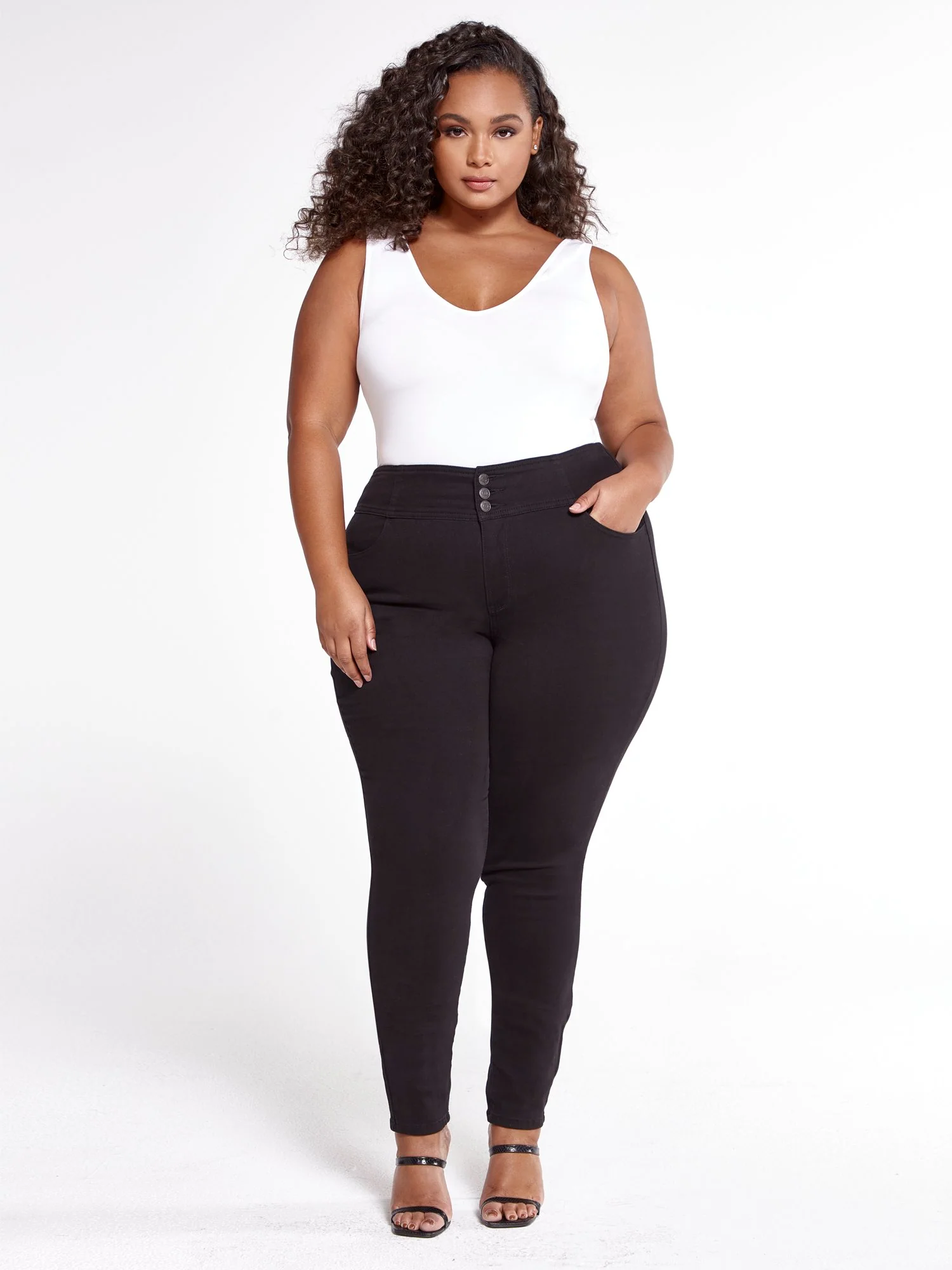 Super Skinny Jeans with Wide Waistband - Image 5